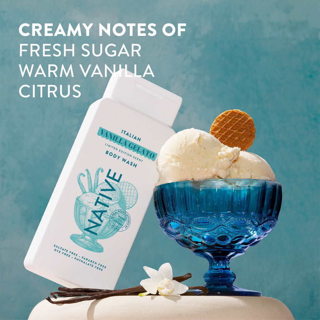 Body Wash - Italian Vanilla Gelato / Limited Edition / 18oz | Fresh Daily Routine