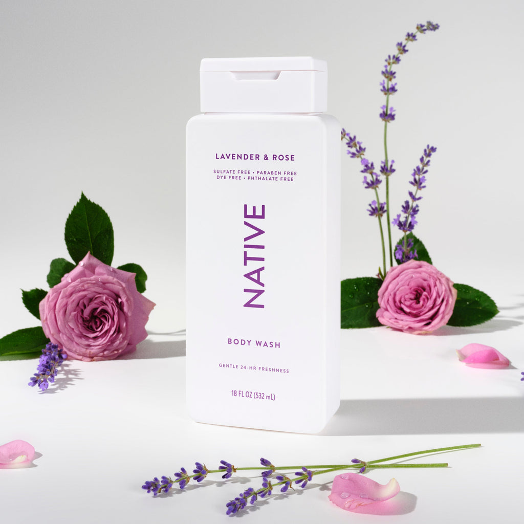 Body Wash - Lavender & Rose / Classic / 18oz | Fresh Daily Routine