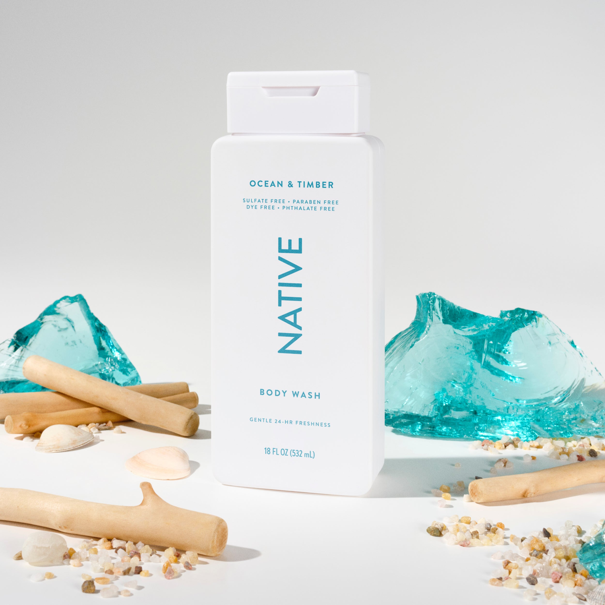 Body Wash - Ocean & Timber / Classic / 18oz | Fresh Daily Routine