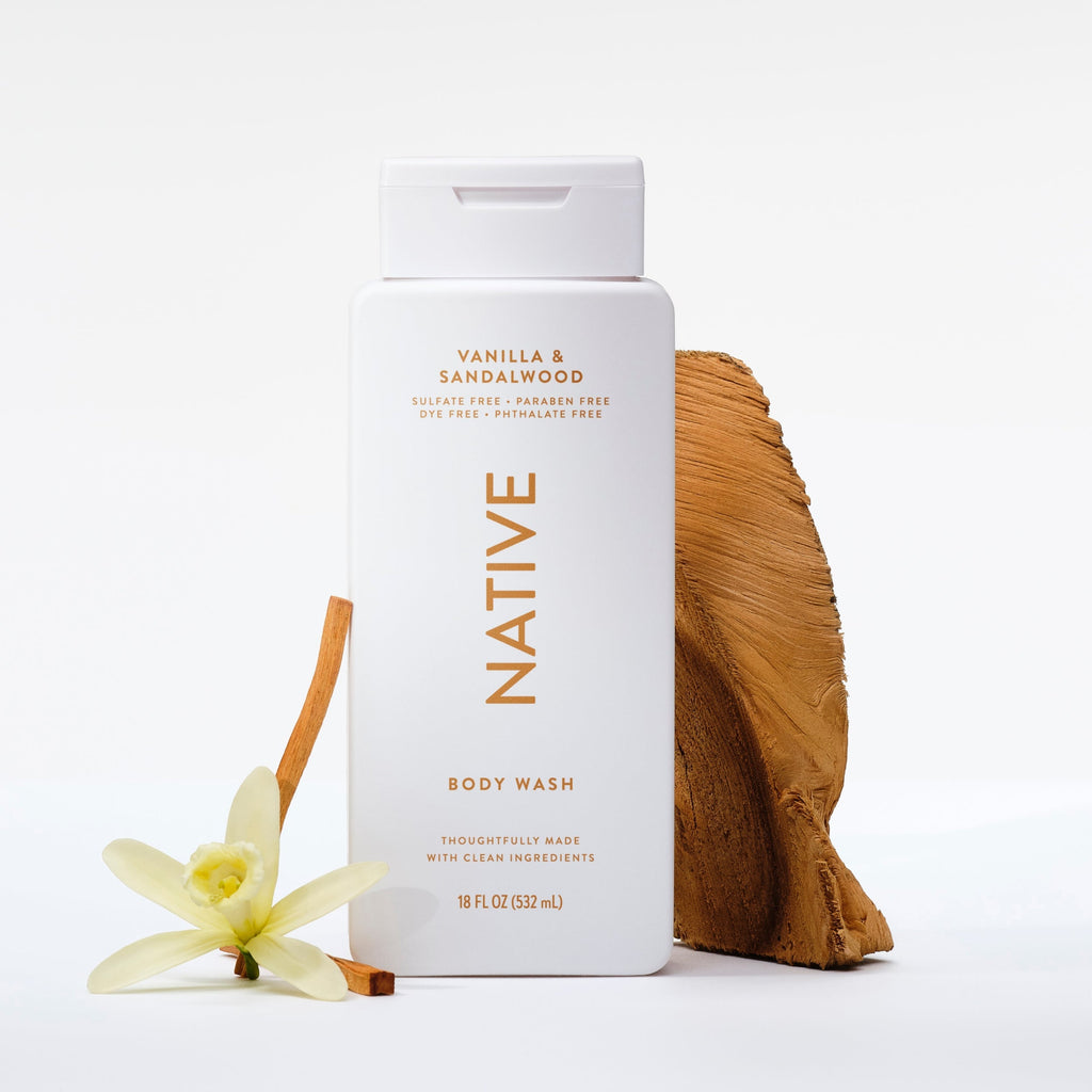 Body Wash - Vanilla & Sandalwood / Classic / 18oz | Fresh Daily Routine