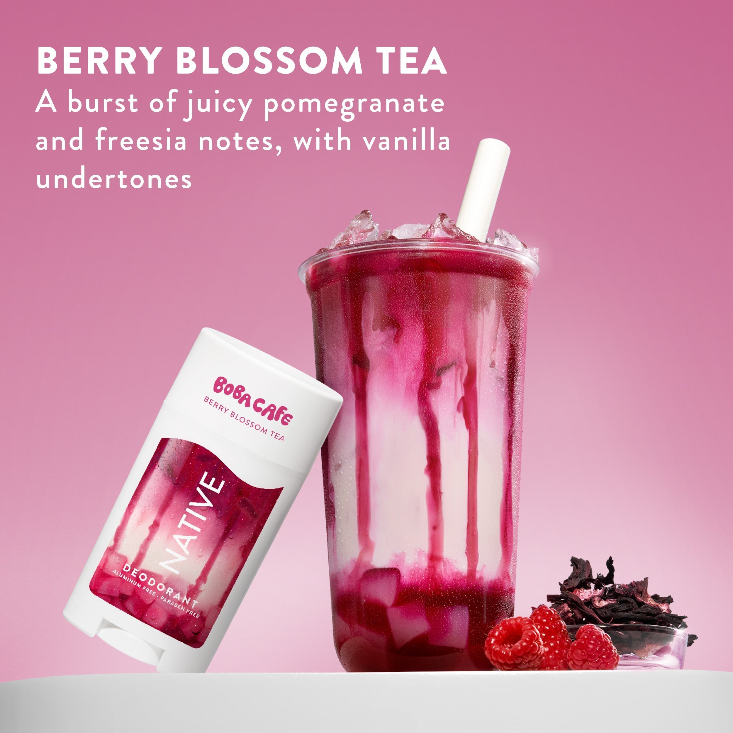 Deodorant Stick - Berry Blossom Tea / Limited Edition / 2.65oz | Fresh Daily Routine