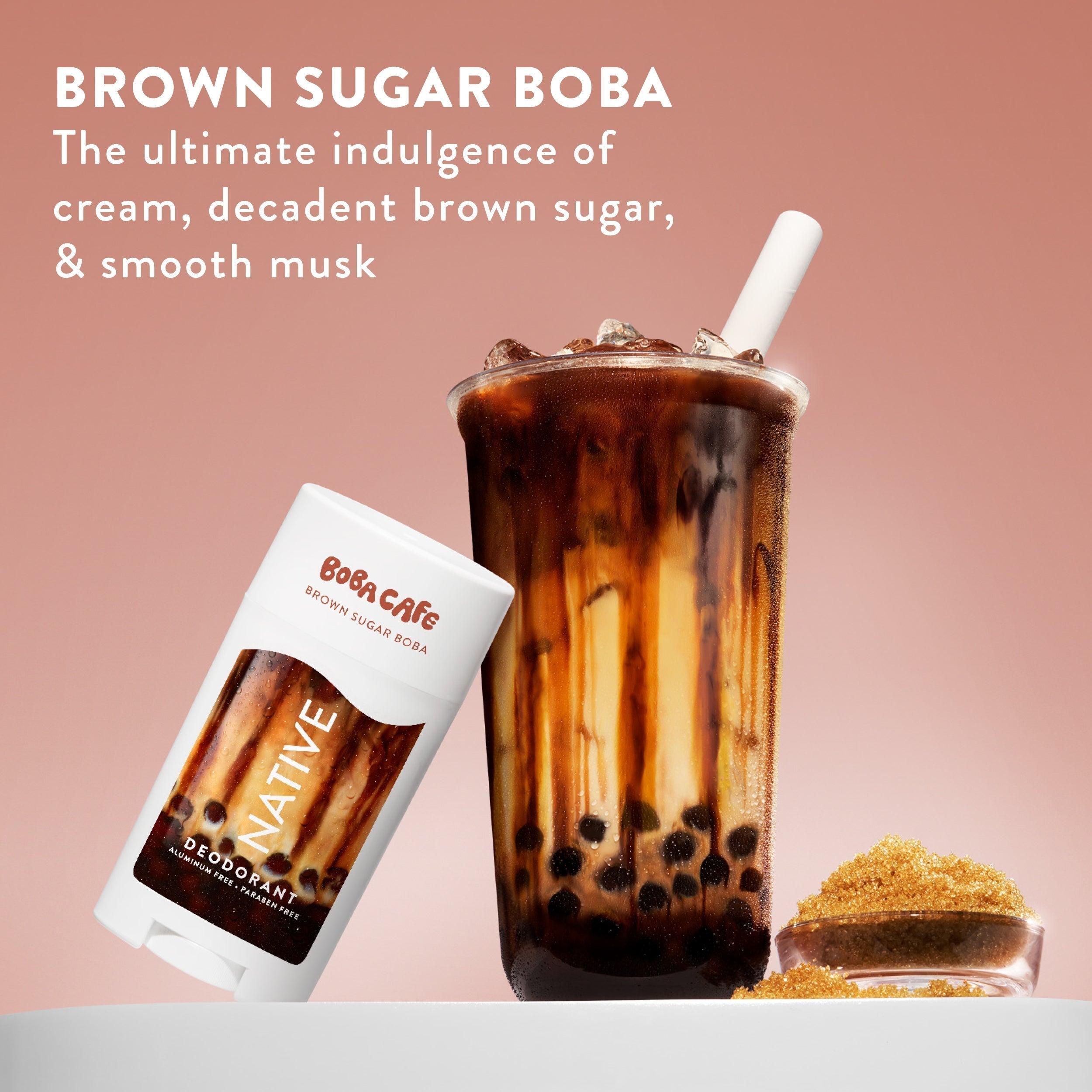 Deodorant Stick - Brown Sugar Boba / Limited Edition / 2.65oz | Fresh Daily Routine