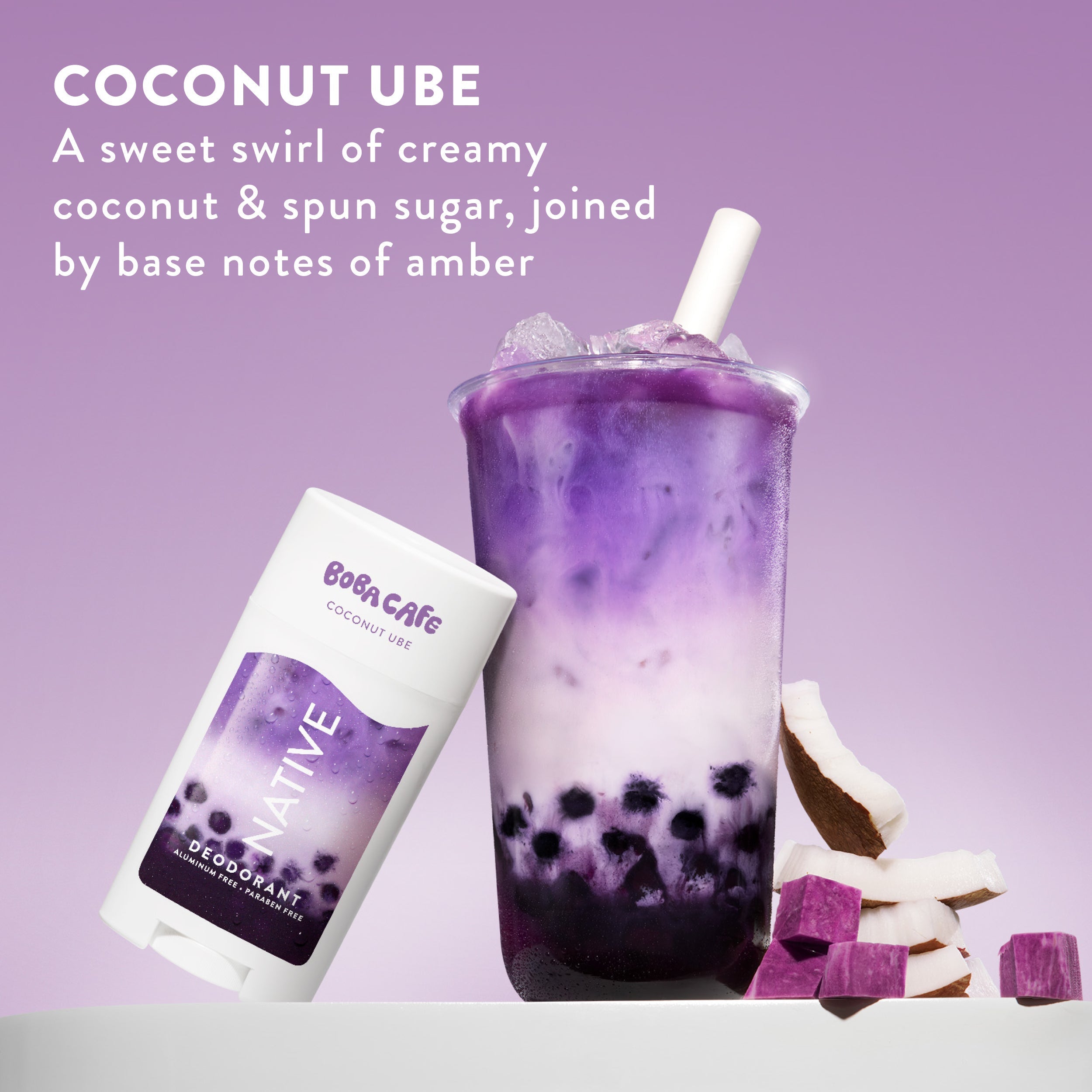 Deodorant Stick - Coconut Ube / Limited Edition / 2.65oz | Fresh Daily Routine