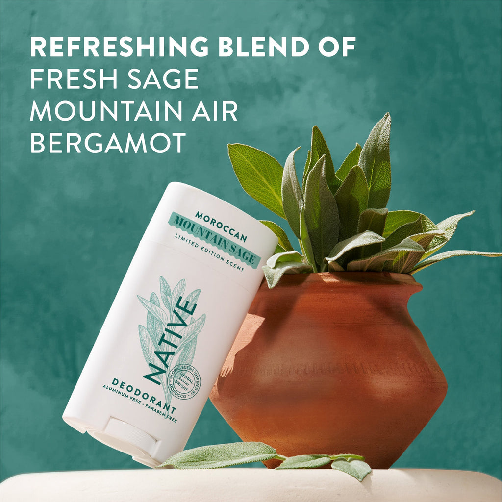 Deodorant Stick - Moroccan Mountain Sage / Limited Edition / 2.65oz | Fresh Daily Routine