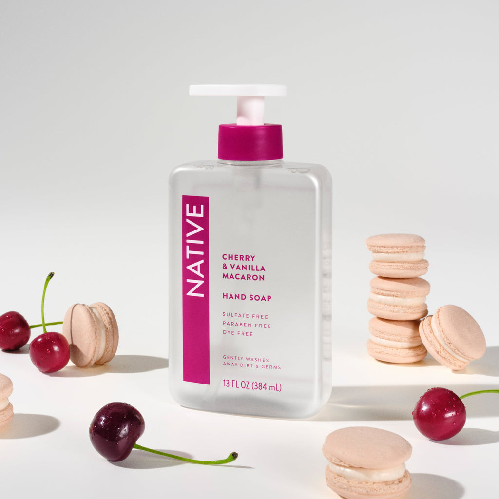 Hand Soap - Cherry & Vanilla Macaron / Classic / 13oz | Fresh Daily Routine