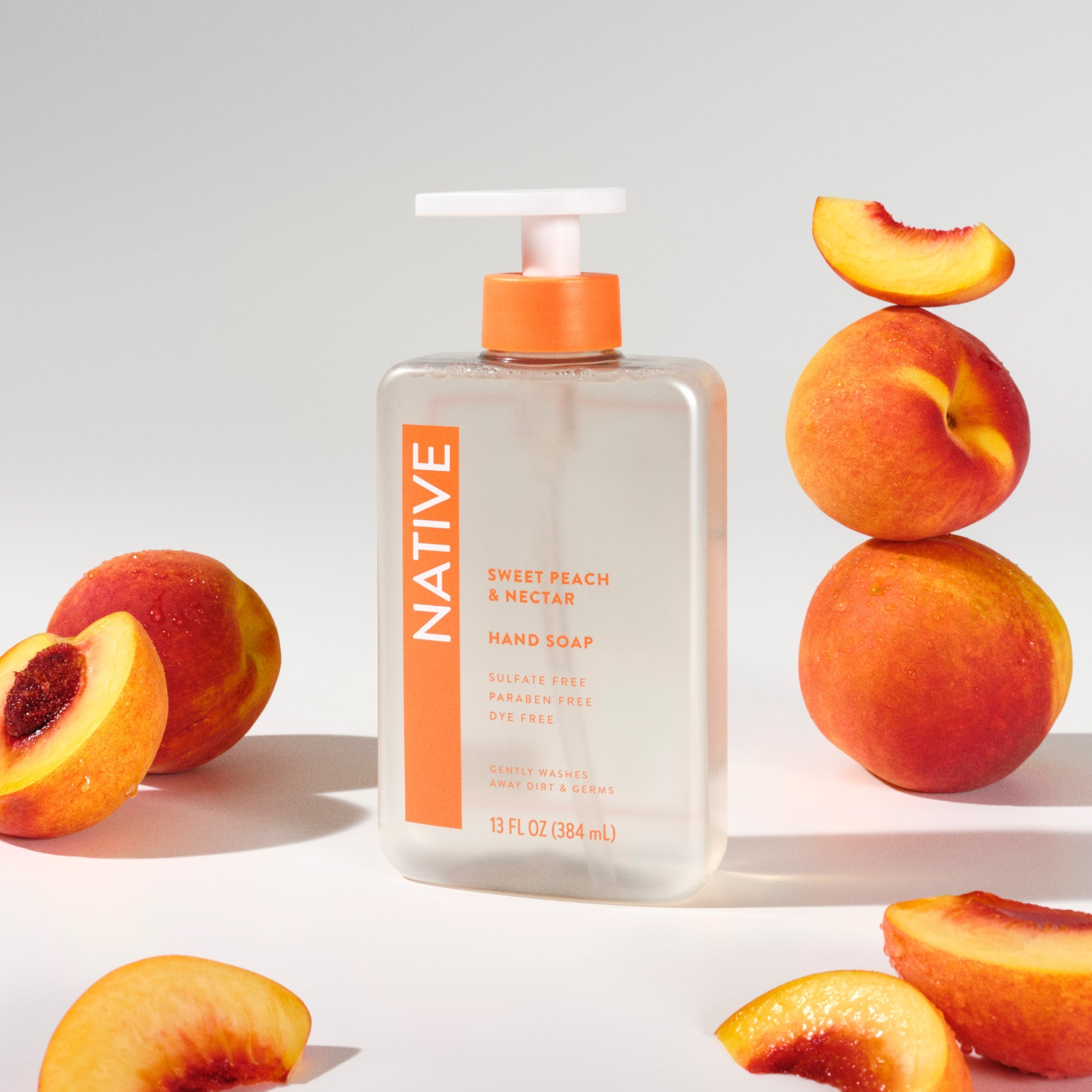 Hand Soap - Sweet Peach & Nectar / Classic / 13oz | Fresh Daily Routine