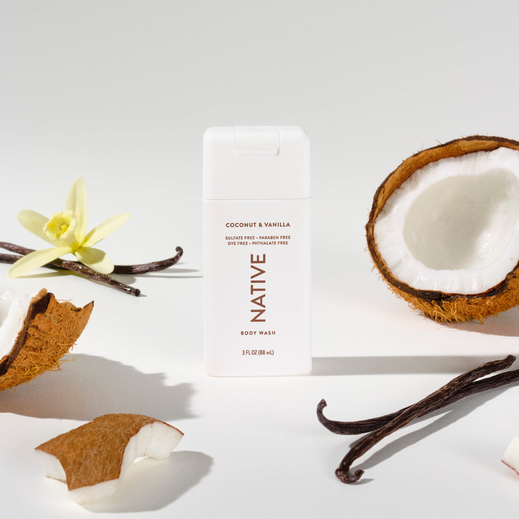 Mini Body Wash - Coconut & Vanilla / Classic / 3oz | Fresh Daily Routine