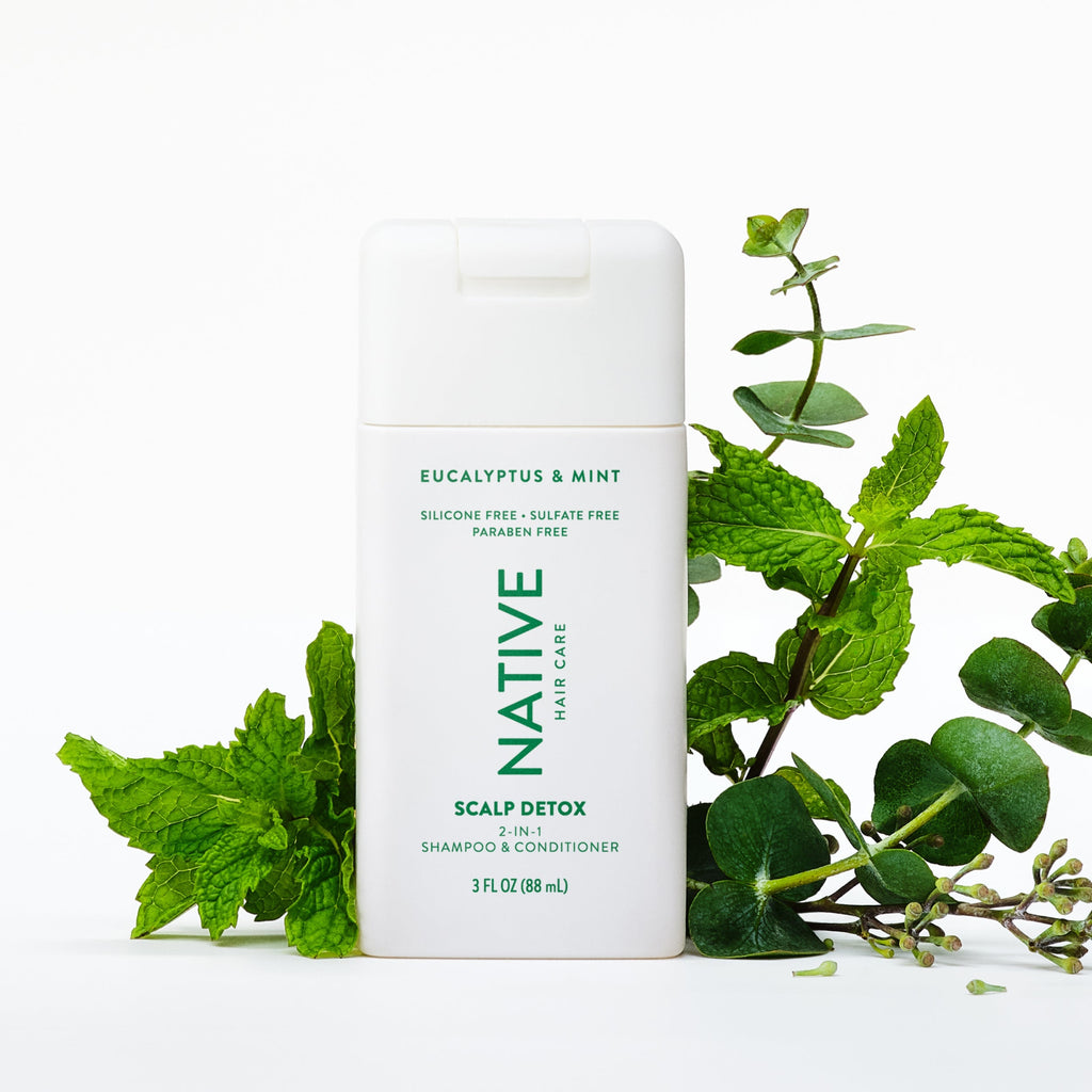 Mini Scalp Detox 2-in-1 Shampoo & Conditioner - Eucalyptus & Mint / Classic / 3oz | Fresh Daily Routine