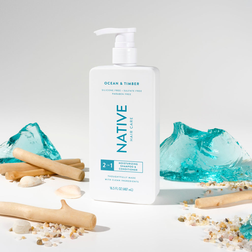Moisturizing 2-in-1 Shampoo & Conditioner - Ocean & Timber / Classic / 16.5oz | Fresh Daily Routine