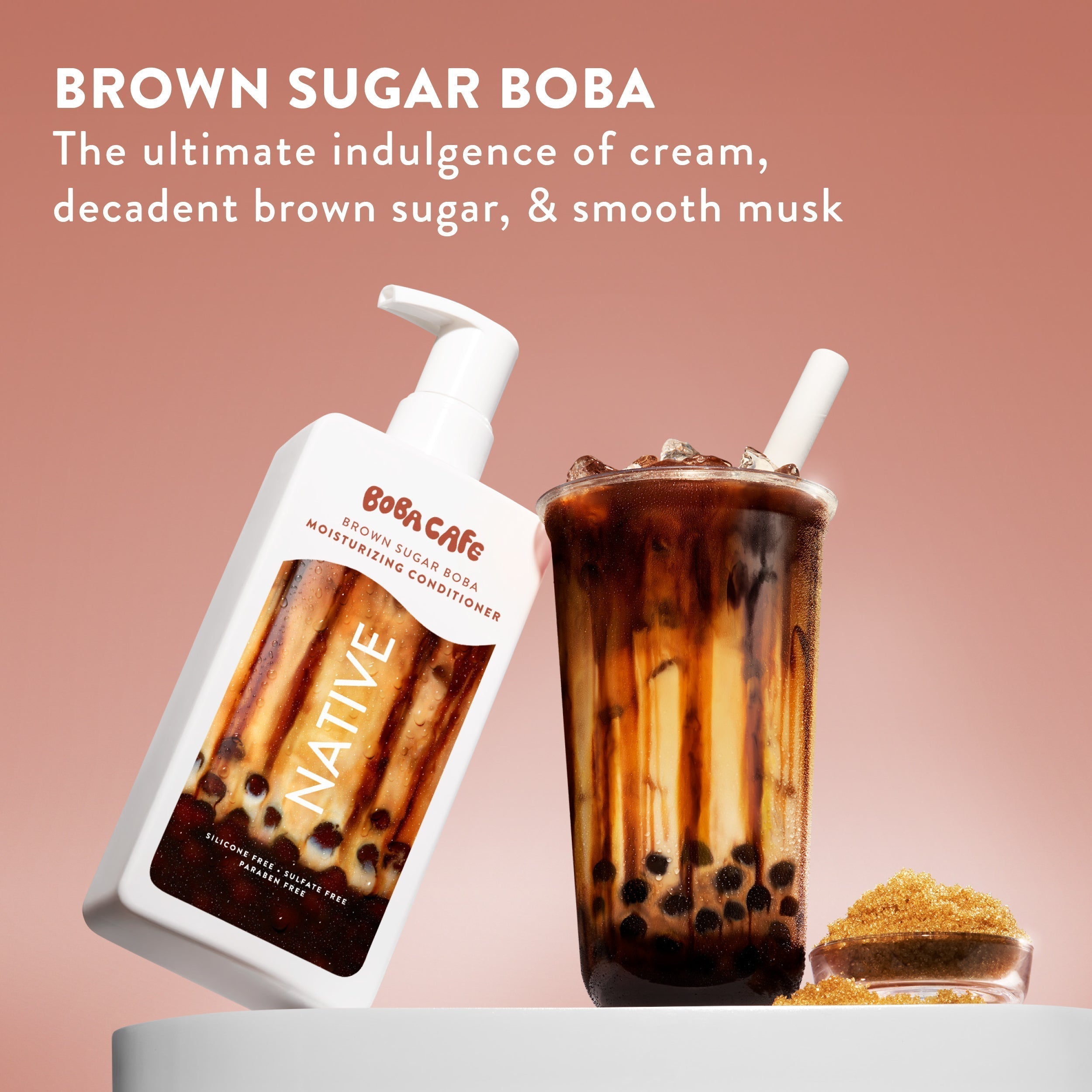 Moisturizing Conditioner - Brown Sugar Boba / Limited Edition / 16.5oz | Fresh Daily Routine