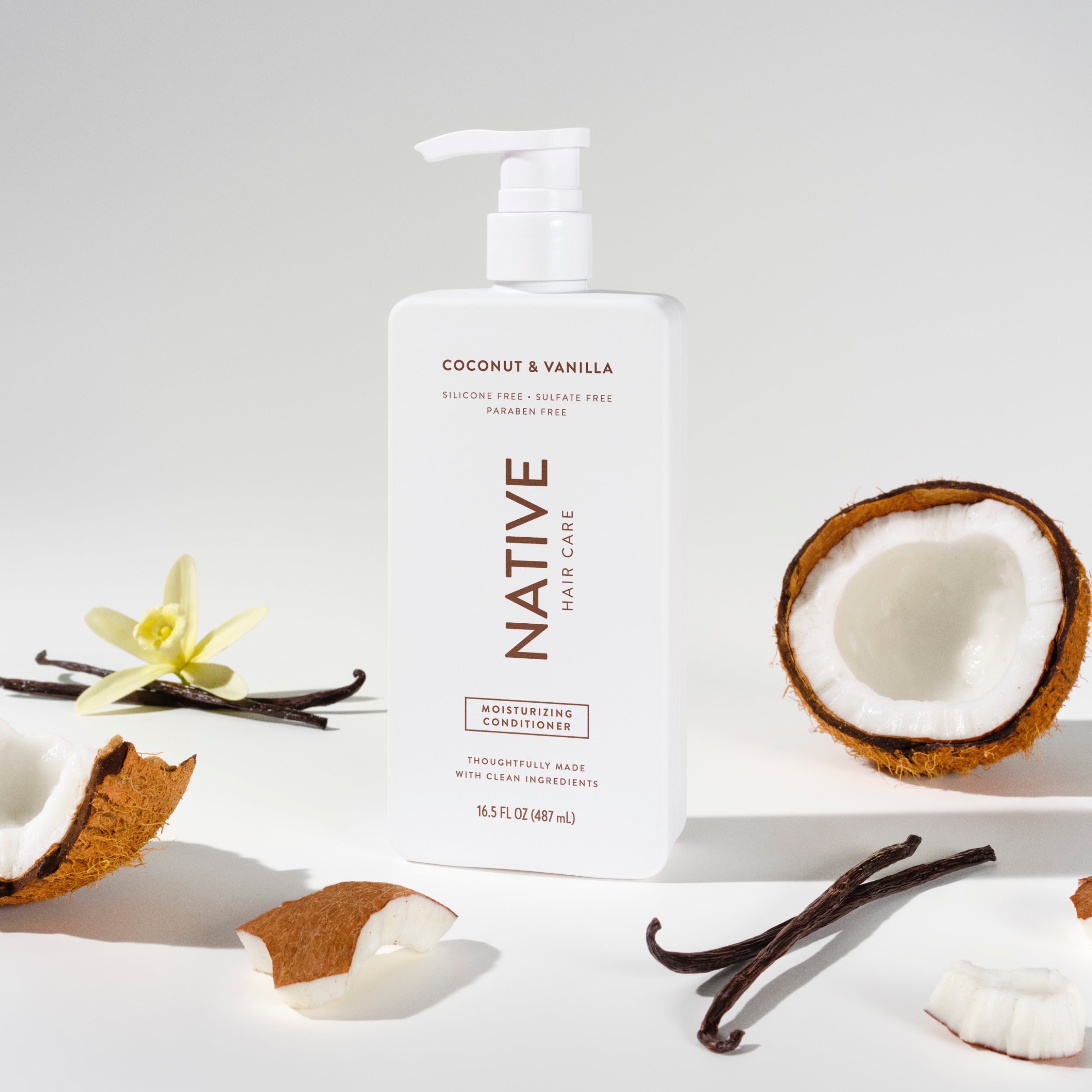 Moisturizing Conditioner - Coconut & Vanilla / Classic / 16.5oz | Fresh Daily Routine