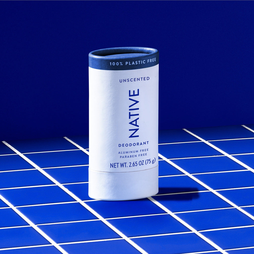 Plastic Free Deodorant Stick - Unscented / Classic / 2.65oz | Fresh Daily Routine