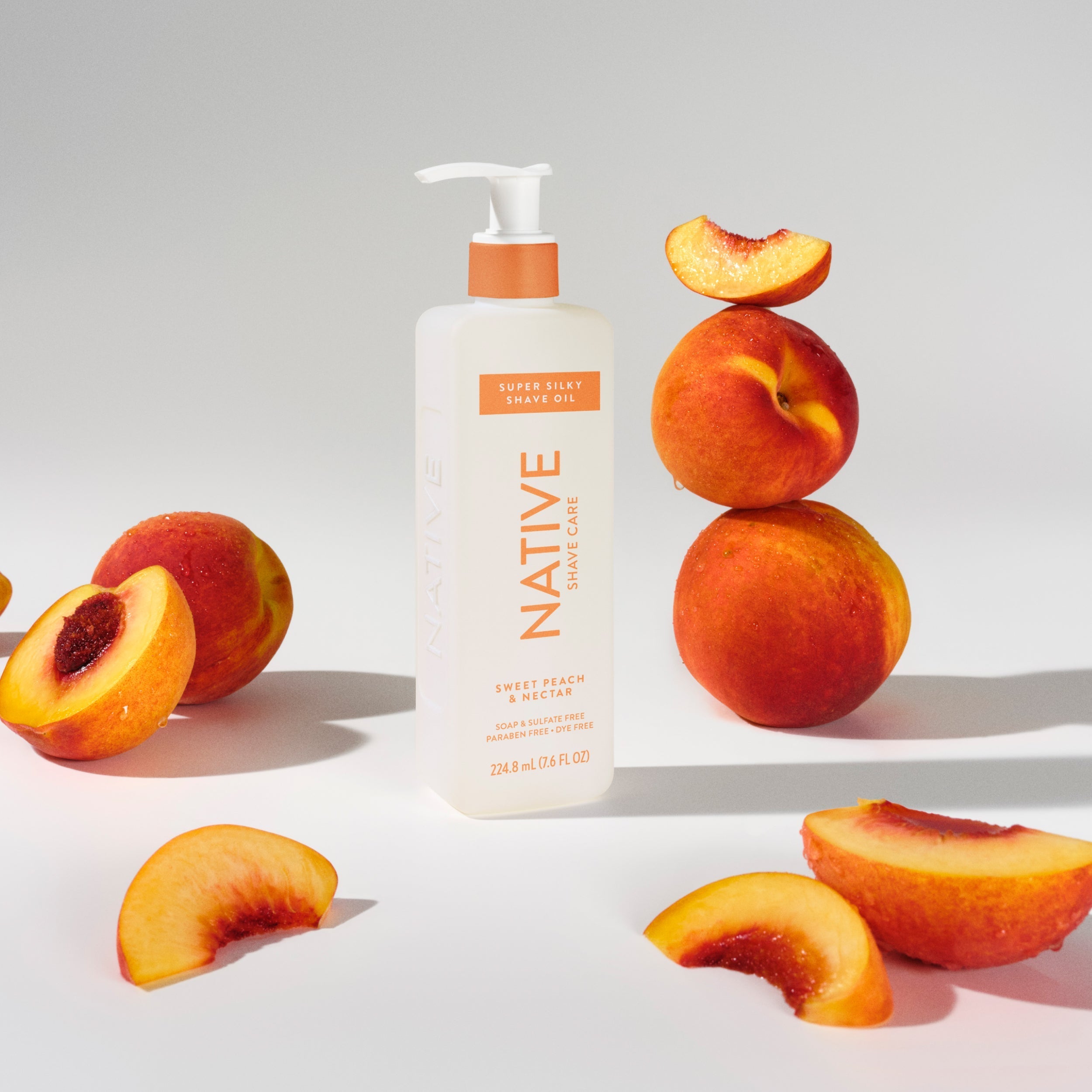 Silky Smooth Shave Oil - Sweet Peach & Nectar / Classic / 7.6oz | Fresh Daily Favorite