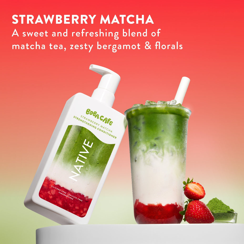 Strengthening Conditioner - Strawberry Matcha / Limited Edition / 16.5oz | Fresh Daily Routine