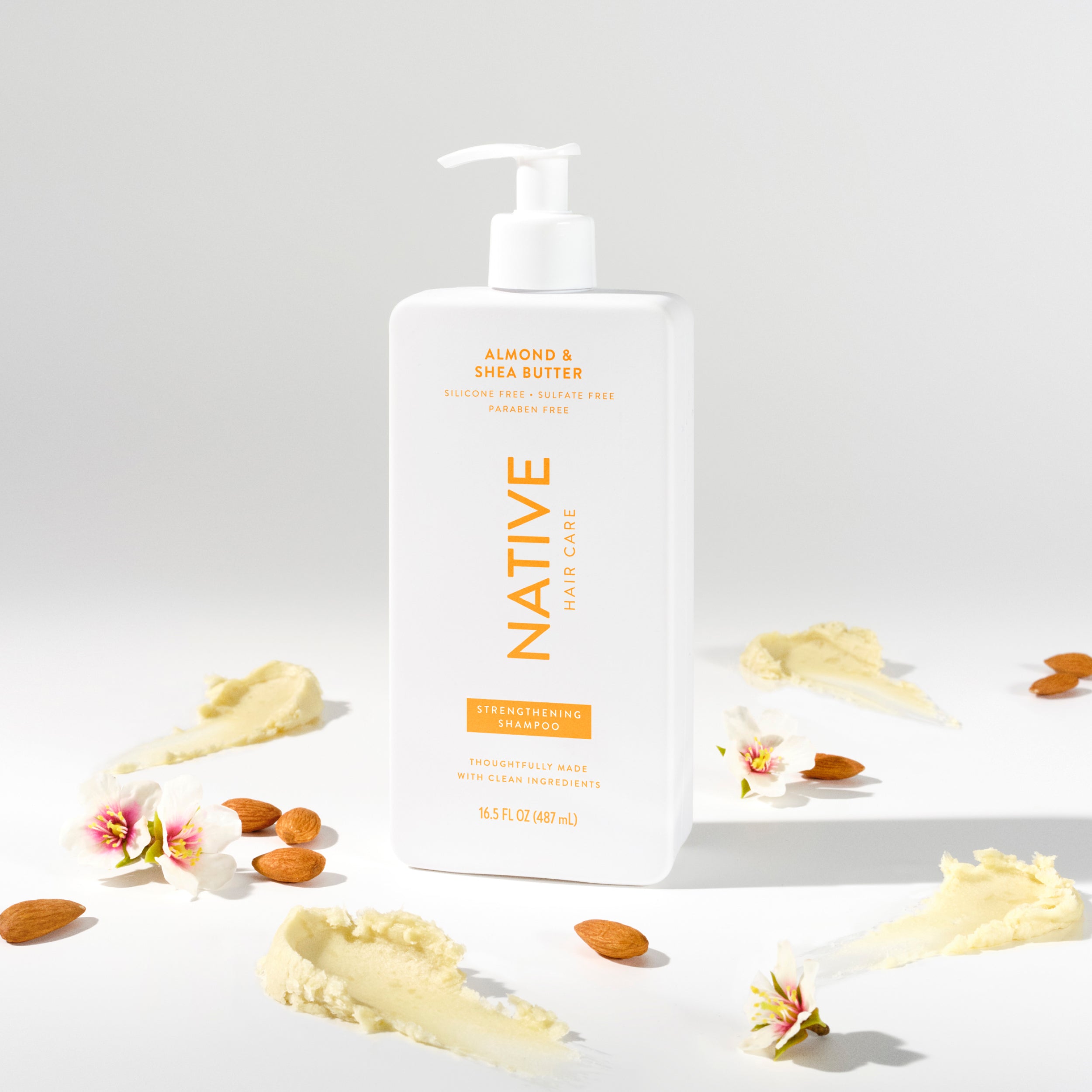 Strengthening Shampoo - Almond & Shea Butter / Classic / 16.5oz | Fresh Daily Routine