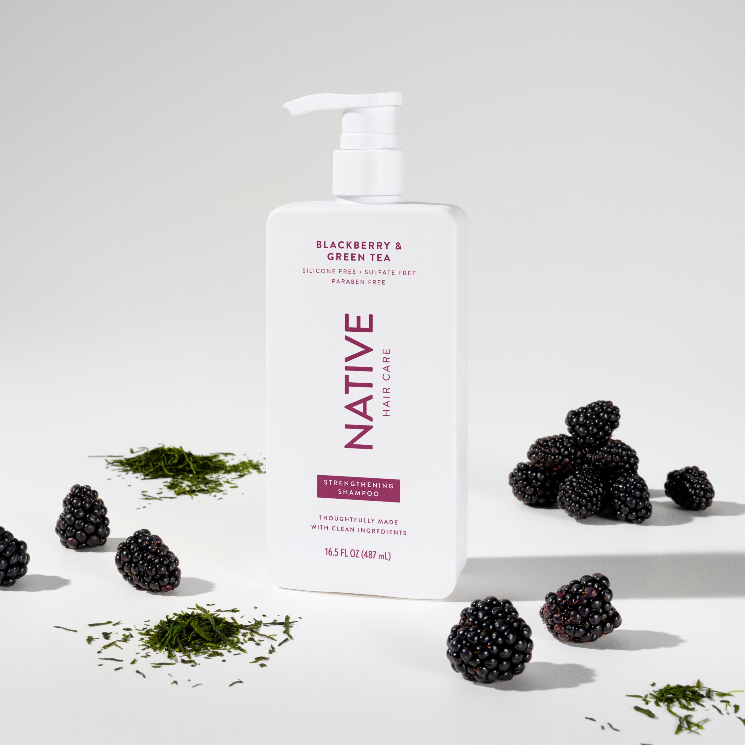 Strengthening Shampoo - Blackberry & Green Tea / Classic / 16.5oz | Fresh Daily Routine