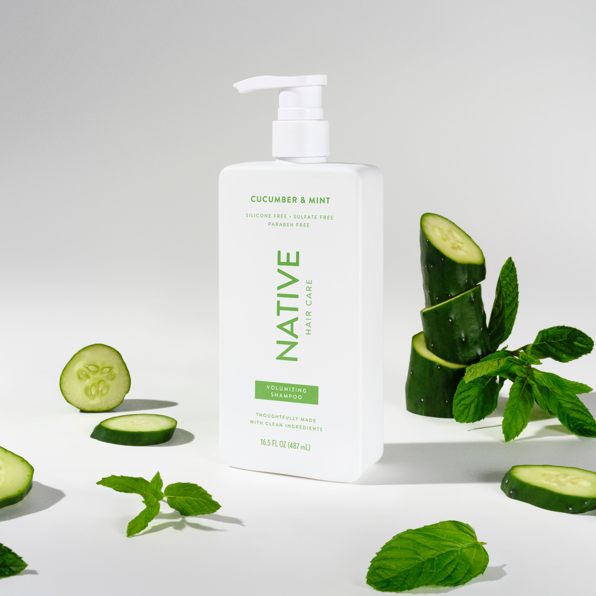 Volumizing Shampoo - Cucumber & Mint / Classic / 16.5oz | Fresh Daily Routine