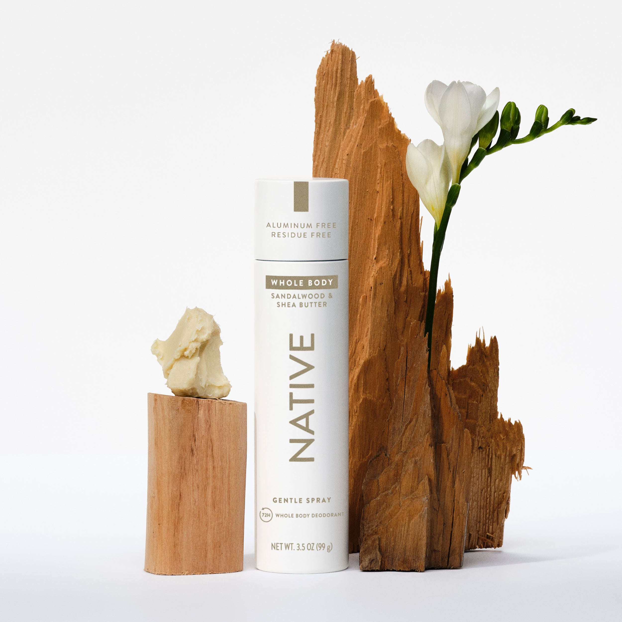 Whole Body Deodorant Spray - Sandalwood & Shea Butter / Classic / 3.5oz | Fresh Daily Routine