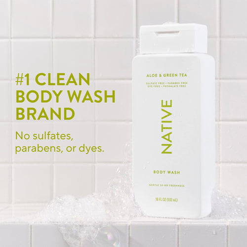Body Wash - Aloe & Green Tea / Classic / 18oz | Fresh Daily Routine