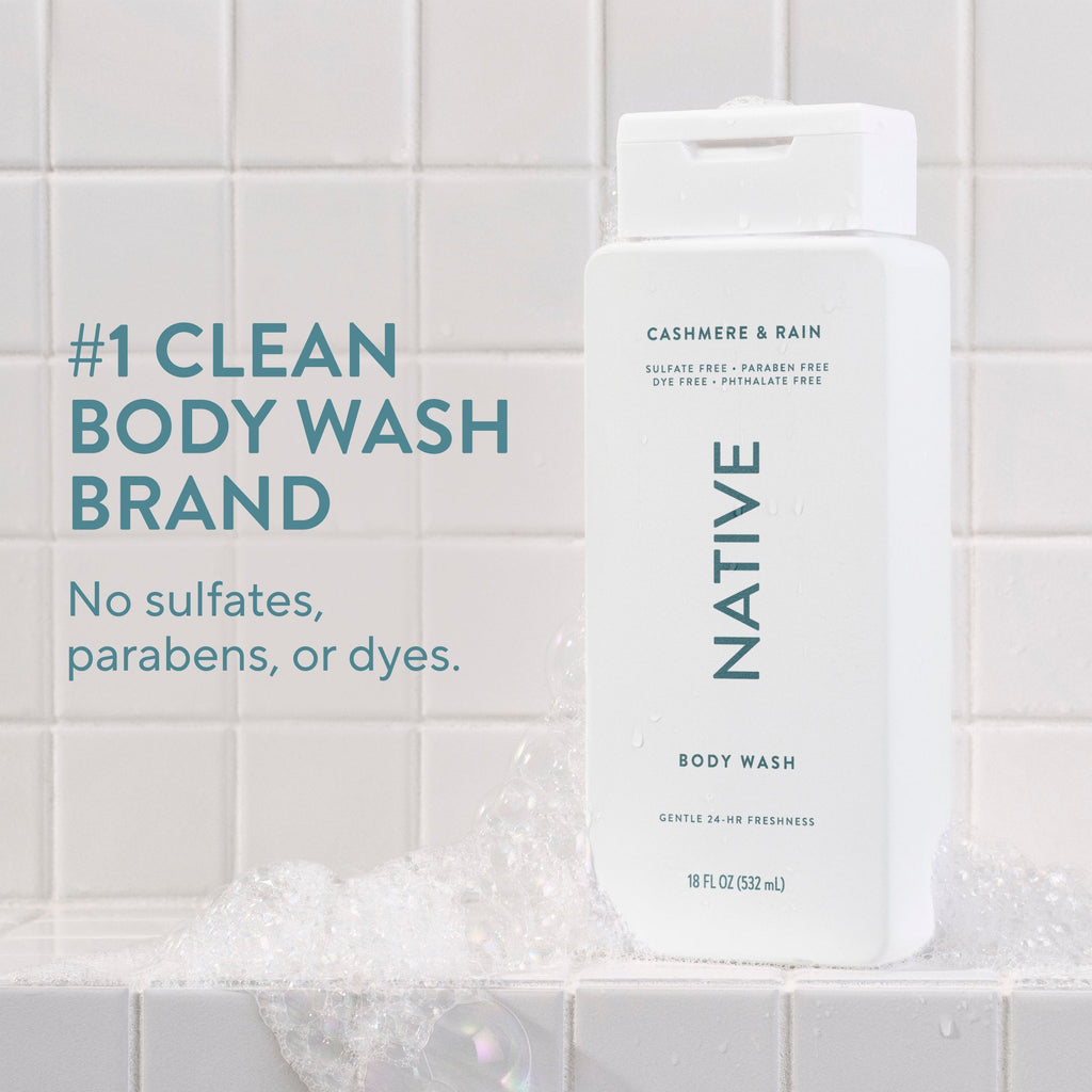 Body Wash - Cashmere & Rain / Classic / 18oz | Fresh Daily Routine