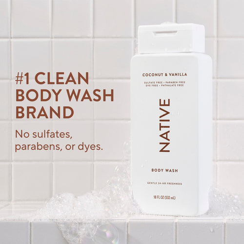 Body Wash - Coconut & Vanilla / Classic / 18oz | Fresh Daily Routine