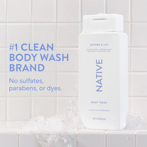 Body Wash - Cotton & Lily / Classic / 18oz | Fresh Daily Routine