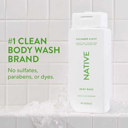 Body Wash - Cucumber & Mint / Classic / 18oz | Fresh Daily Routine