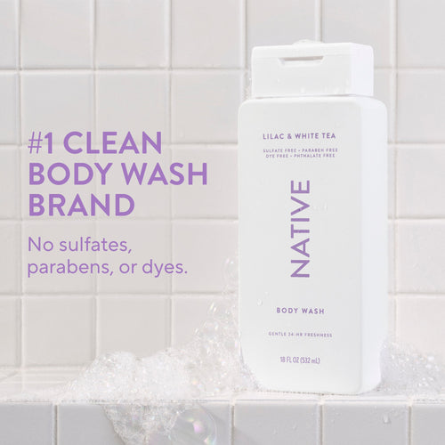 Body Wash - Lilac & White Tea / Classic / 18oz | Fresh Daily Routine