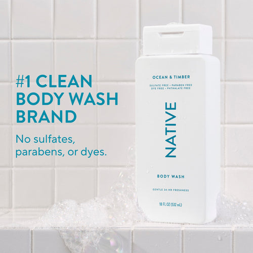 Body Wash - Ocean & Timber / Classic / 18oz | Fresh Daily Routine