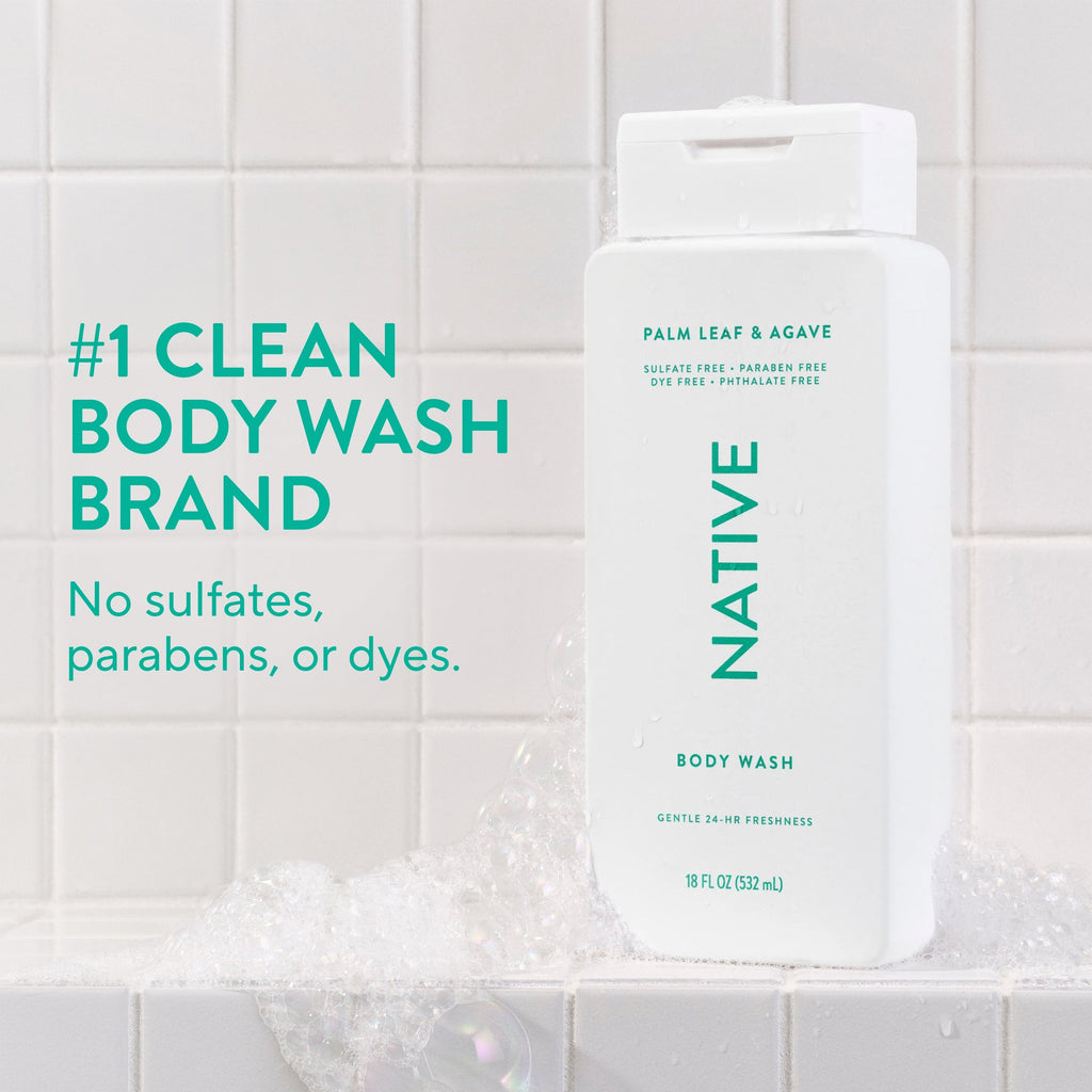 Body Wash - Palm Leaf & Agave / Classic / 18oz | Fresh Daily Routine
