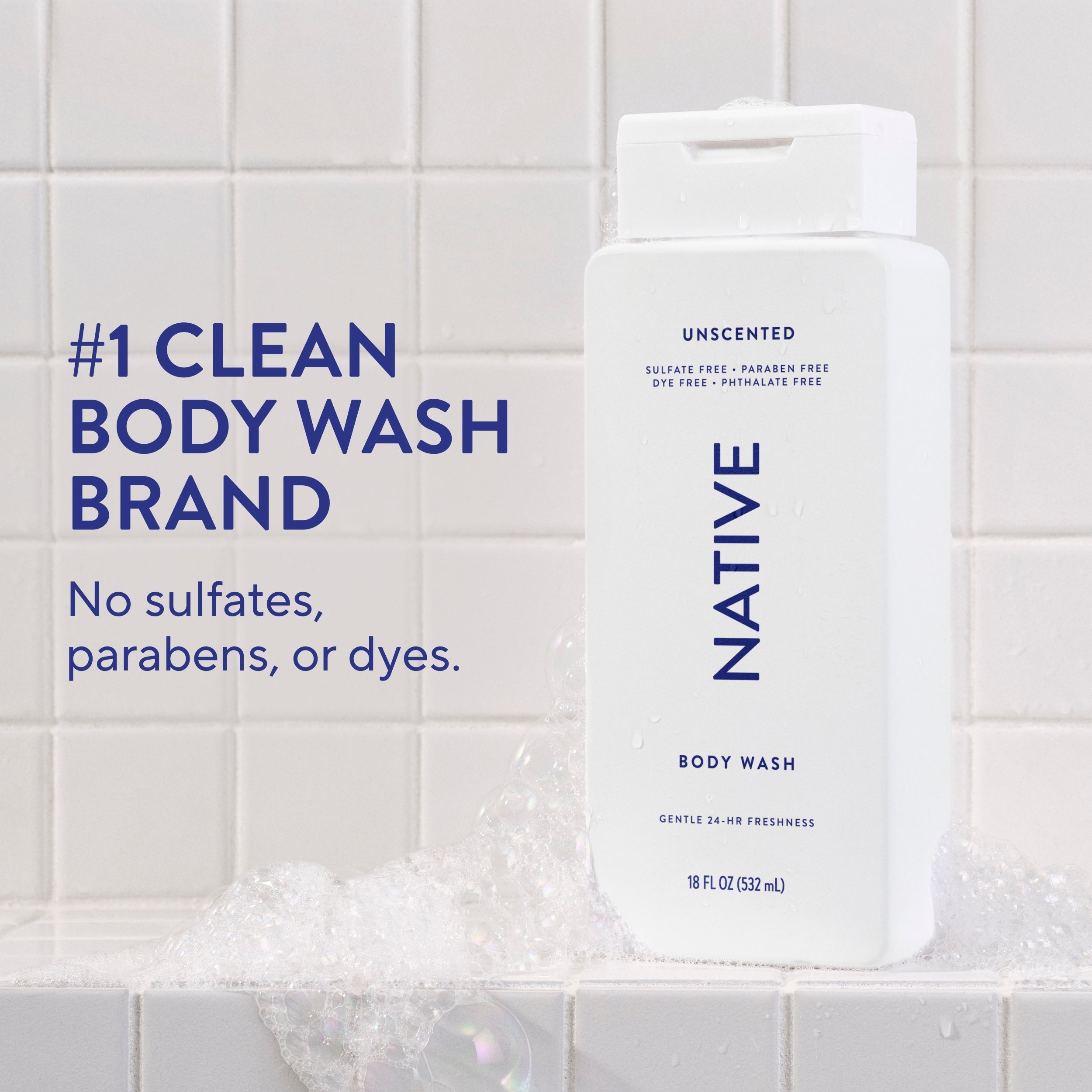 Body Wash - Unscented / Classic / 18oz | Fresh Daily Routine