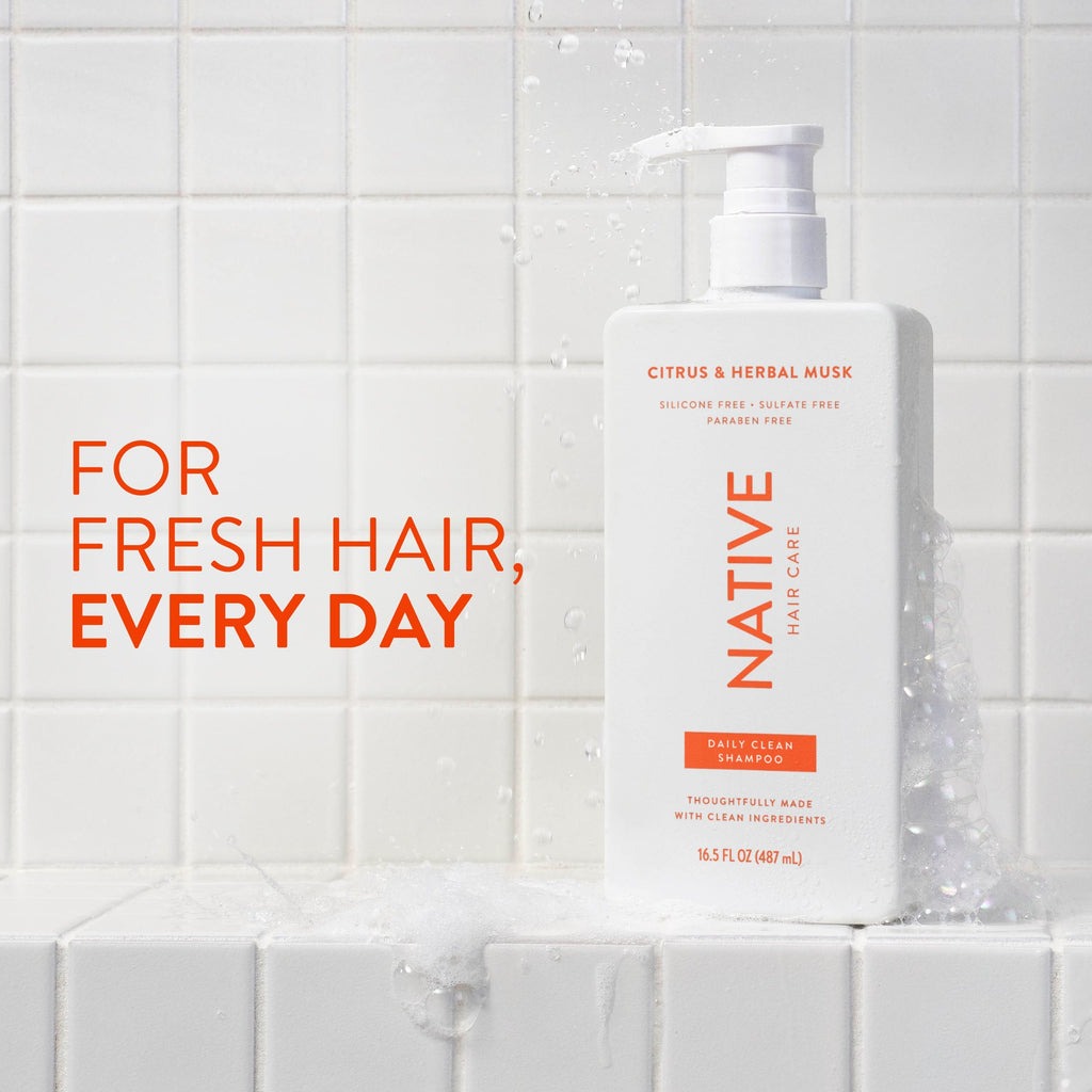 Daily Clean Shampoo - Citrus & Herbal Musk / Classic / 16.5oz | Fresh Daily Routine