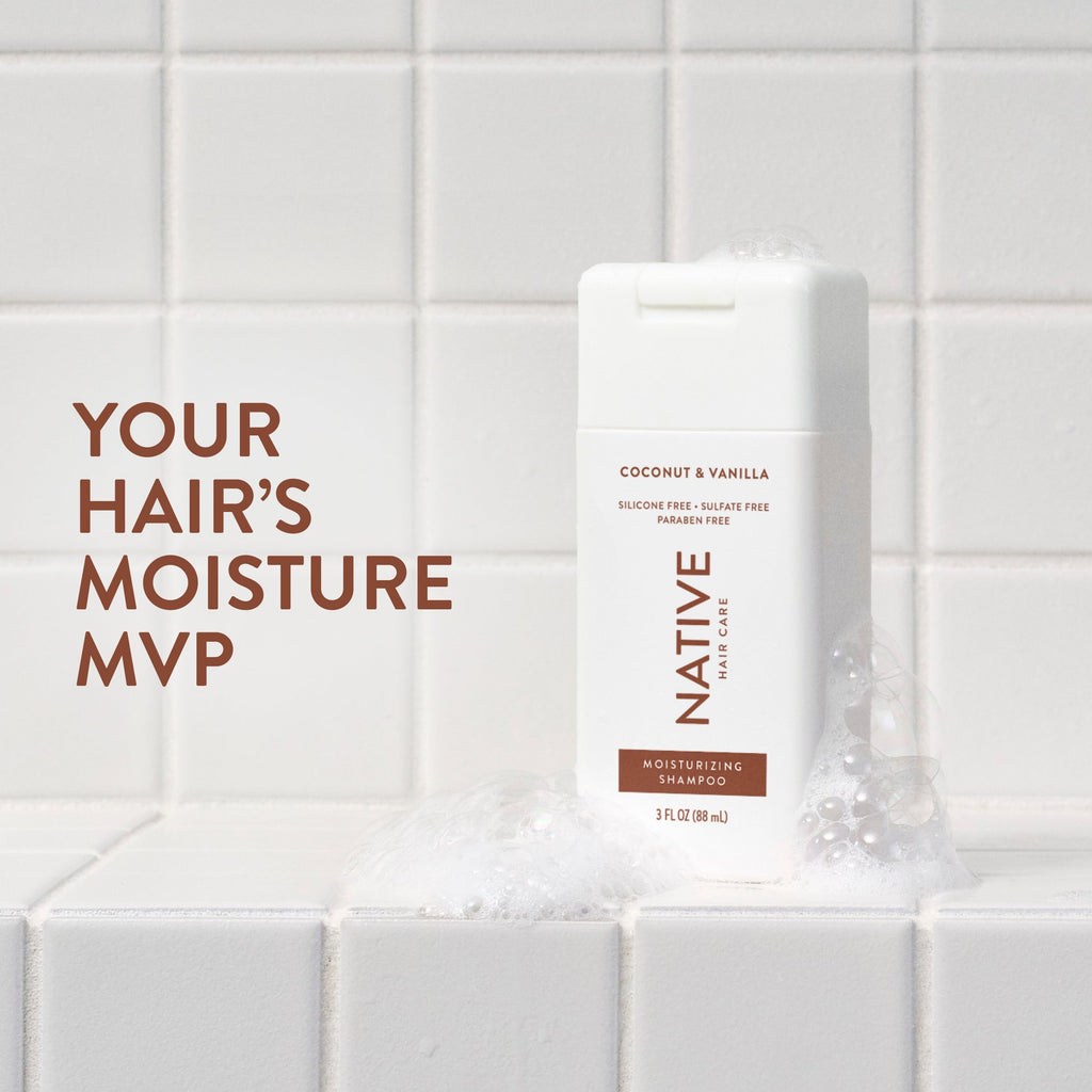 Mini Moisturizing Shampoo - Coconut & Vanilla / Classic / 3oz | Fresh Daily Routine