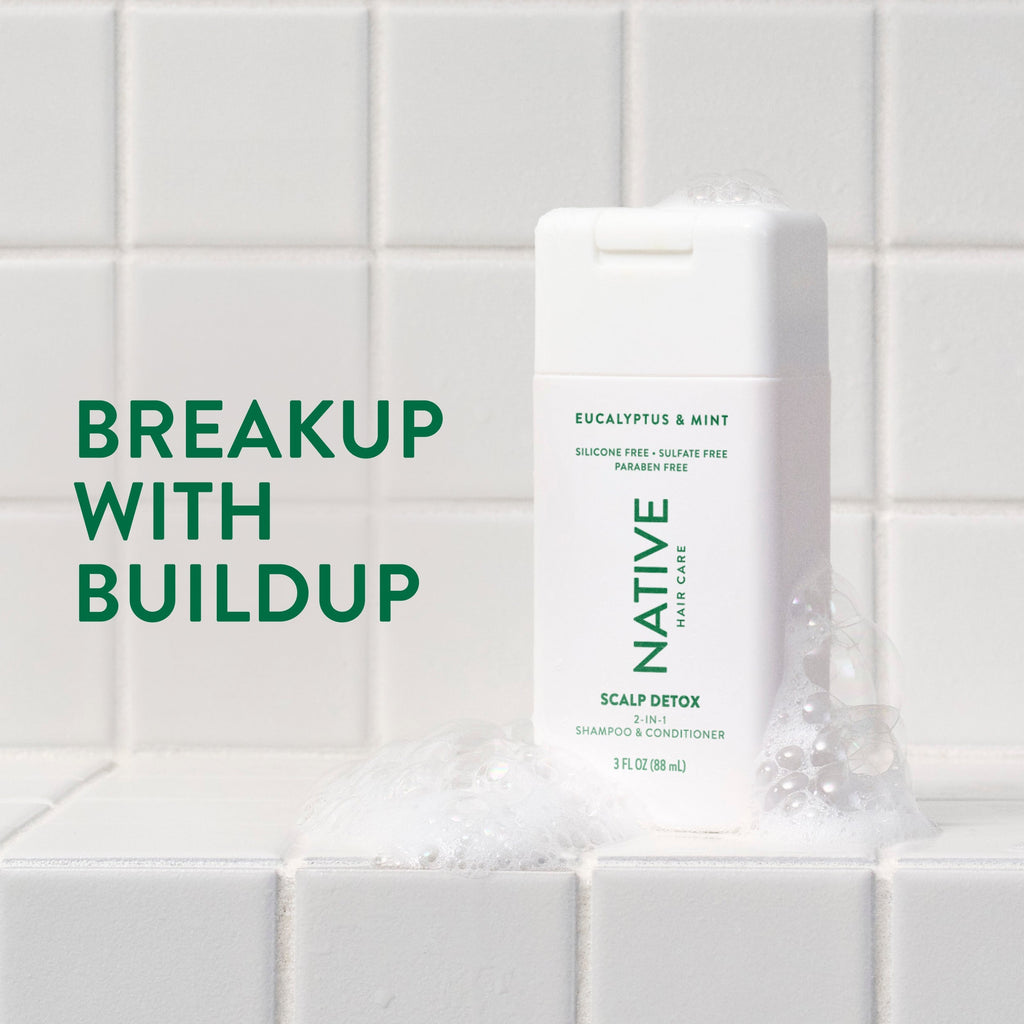 Mini Scalp Detox 2-in-1 Shampoo & Conditioner - Eucalyptus & Mint / Classic / 3oz | Fresh Daily Routine