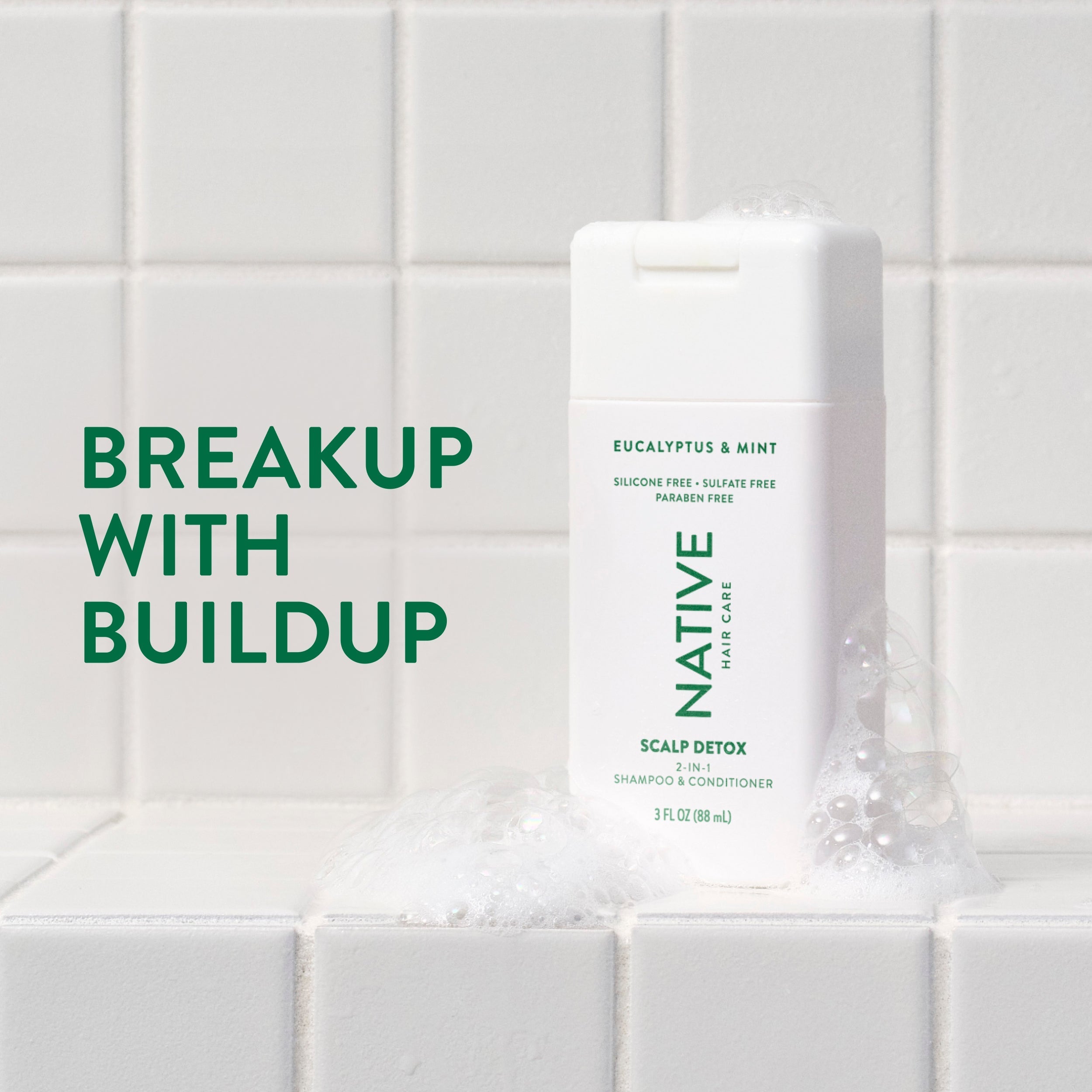 Mini Scalp Detox 2-in-1 Shampoo & Conditioner - Eucalyptus & Mint / Classic / 3oz | Fresh Daily Routine