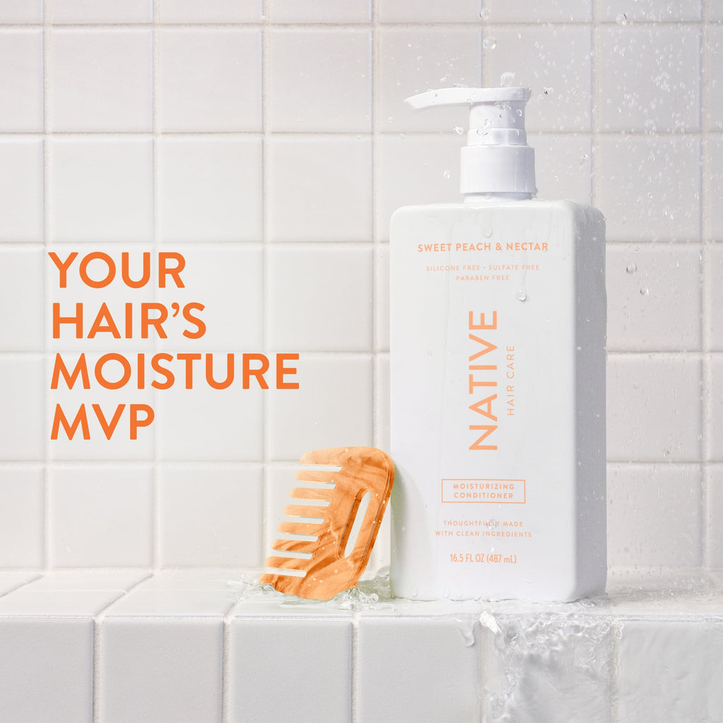 Moisturizing Conditioner - Sweet Peach & Nectar / Classic / 16.5oz | Fresh Daily Routine