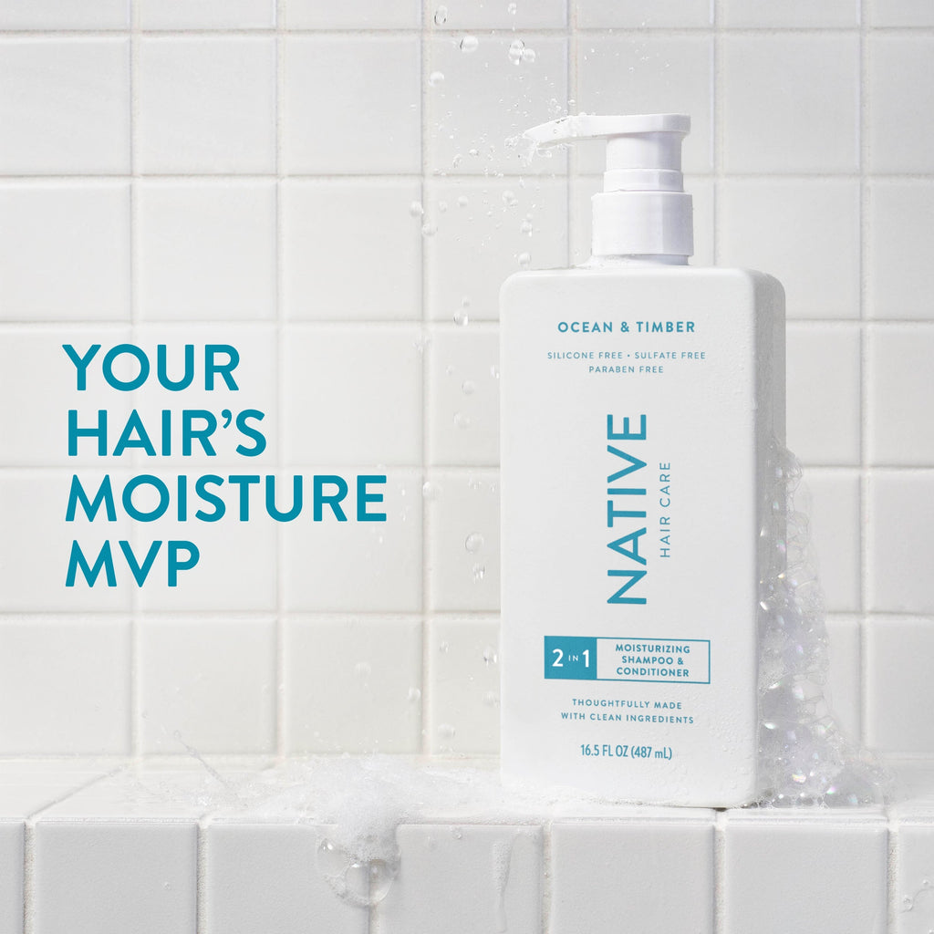 Moisturizing Shampoo - Ocean & Timber / Classic / 16.5oz | Fresh Daily Routine