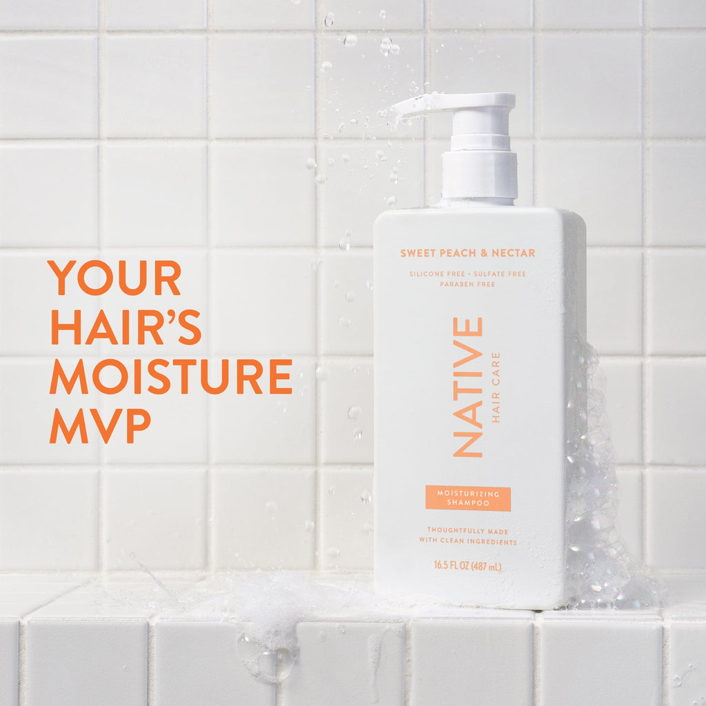 Moisturizing Shampoo - Sweet Peach & Nectar / Classic / 16.5oz | Fresh Daily Routine
