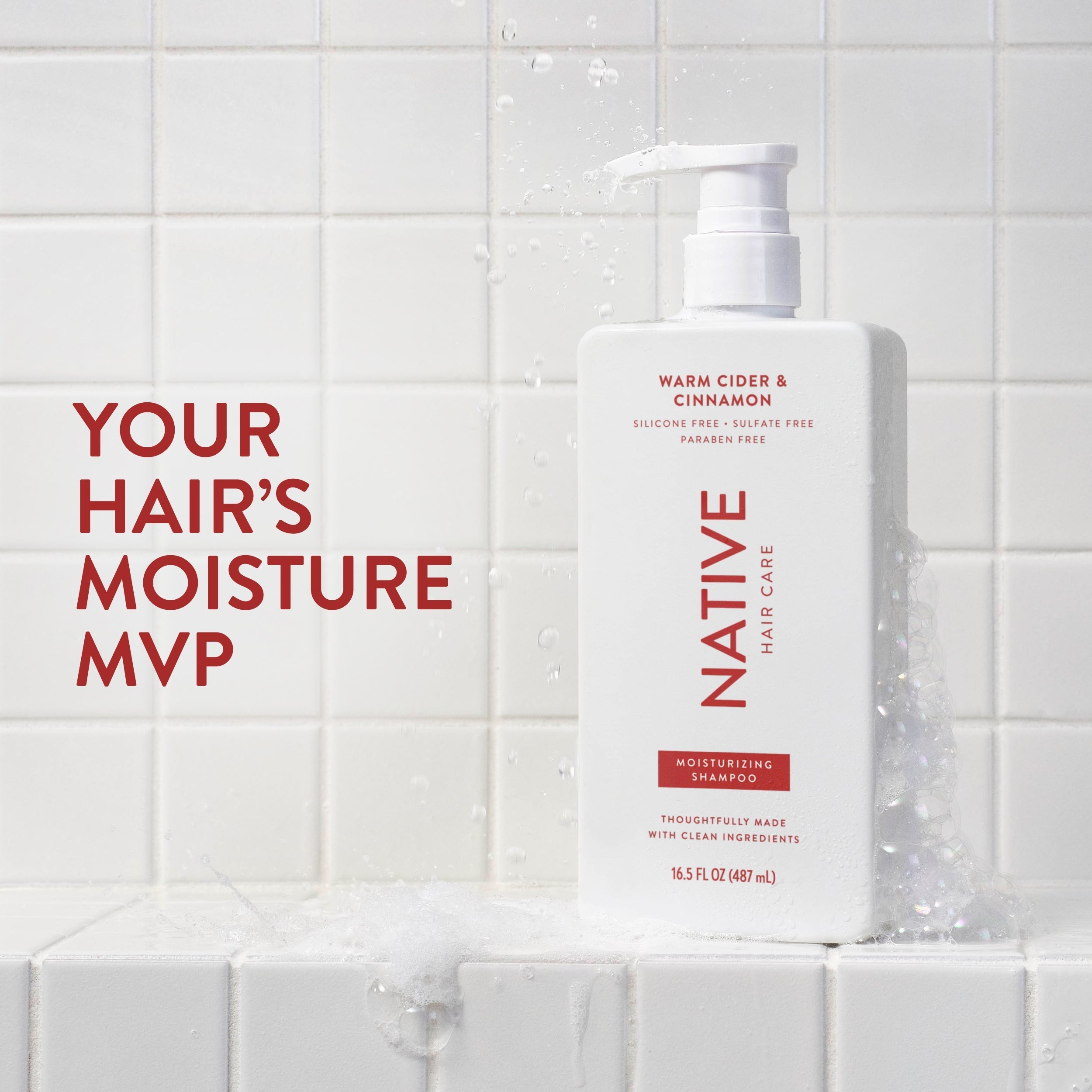 Moisturizing Shampoo - Warm Cider & Cinnamon / Classic / 16.5oz | Fresh Daily Routine