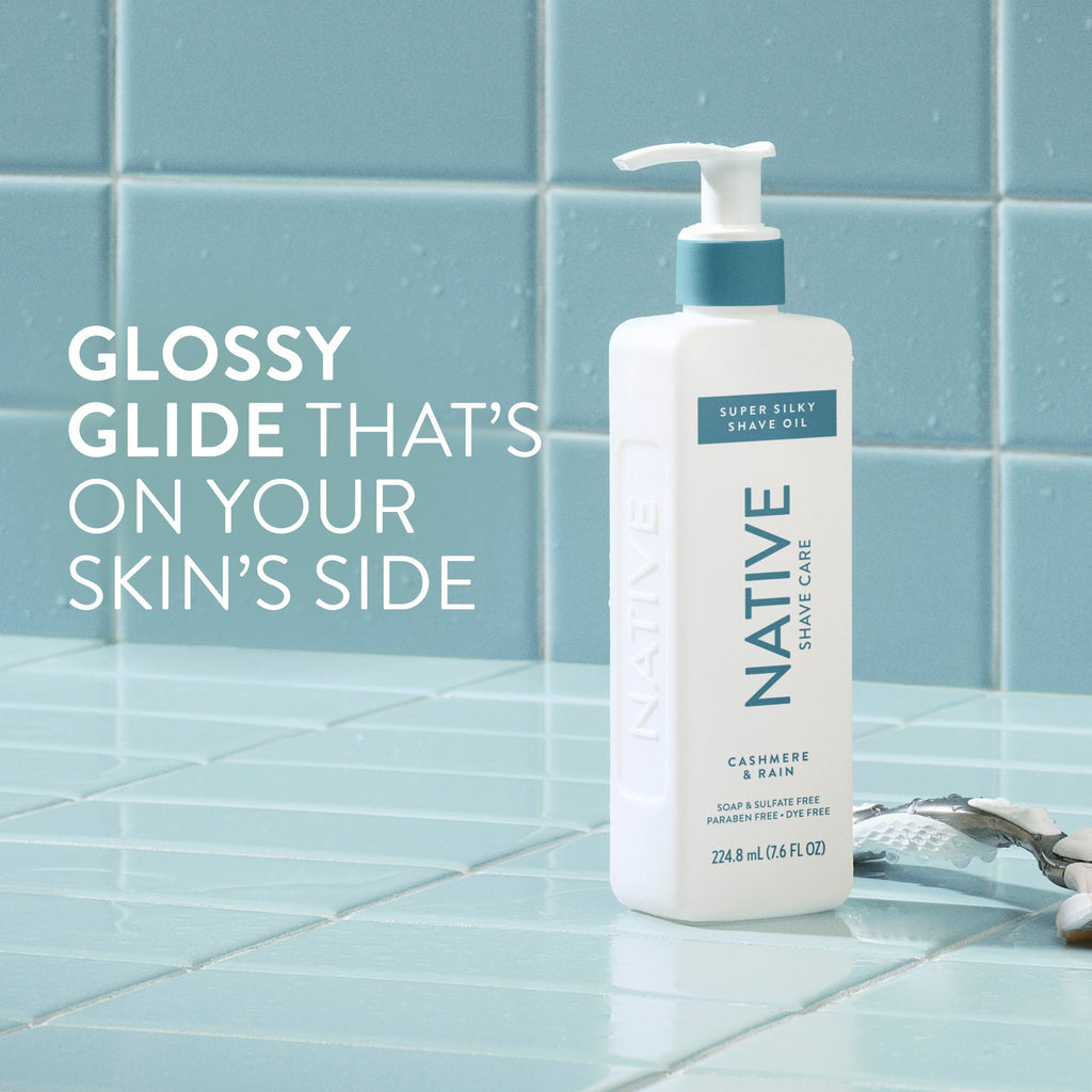Silky Smooth Shave Oil - Cashmere & Rain / Classic / 7.6oz | Fresh Daily Favorite