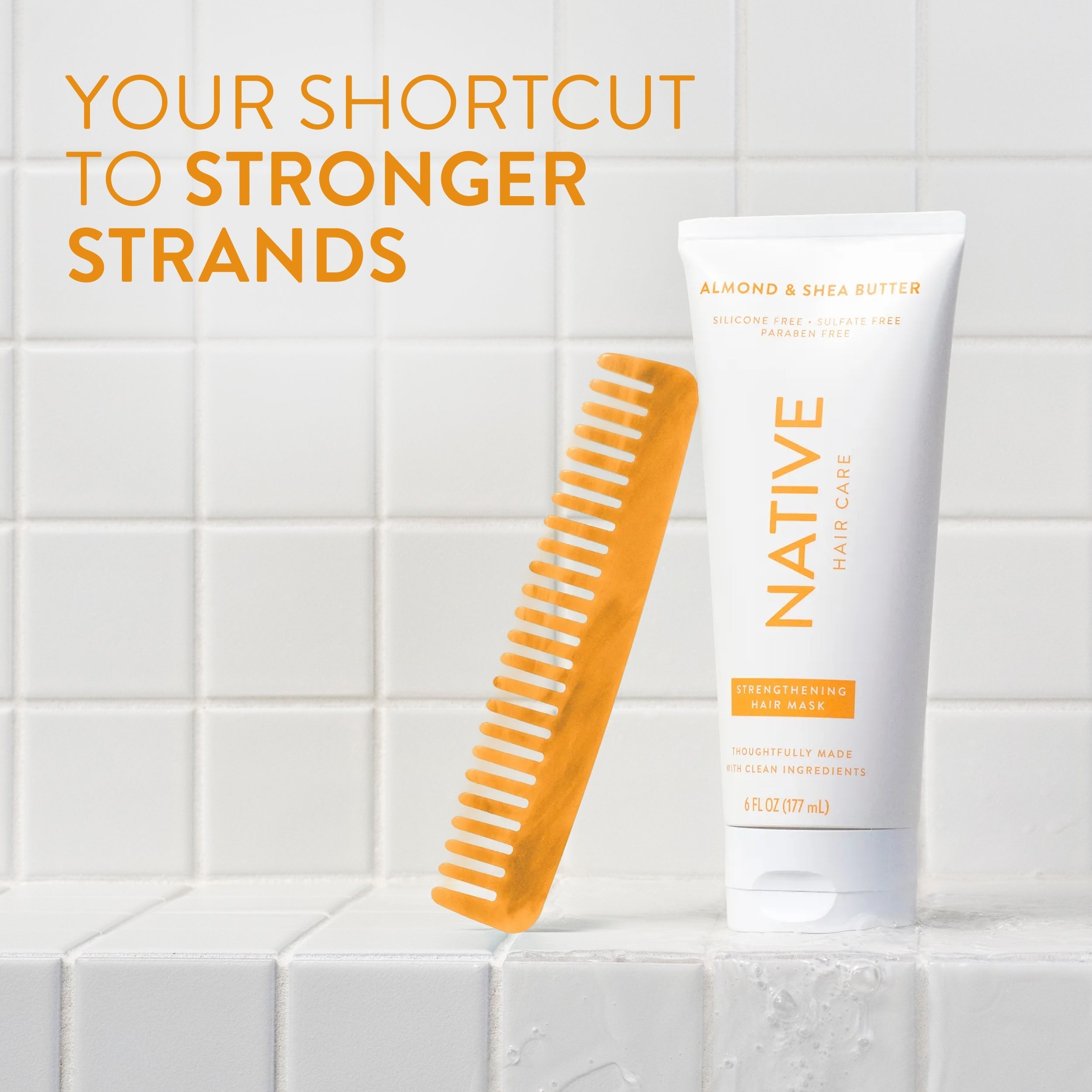 Strengthening Hair Mask - Almond & Shea Butter / Classic / 6oz | Fresh Daily Favorite