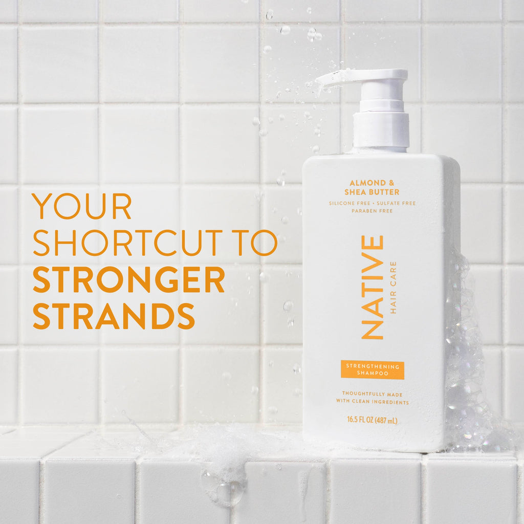 Strengthening Shampoo - Almond & Shea Butter / Classic / 16.5oz | Fresh Daily Routine