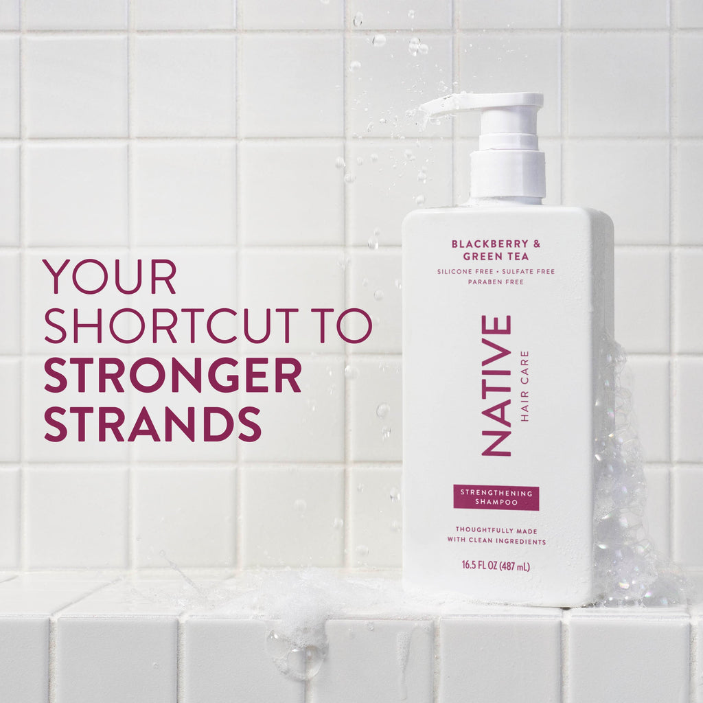 Strengthening Shampoo - Blackberry & Green Tea / Classic / 16.5oz | Fresh Daily Routine