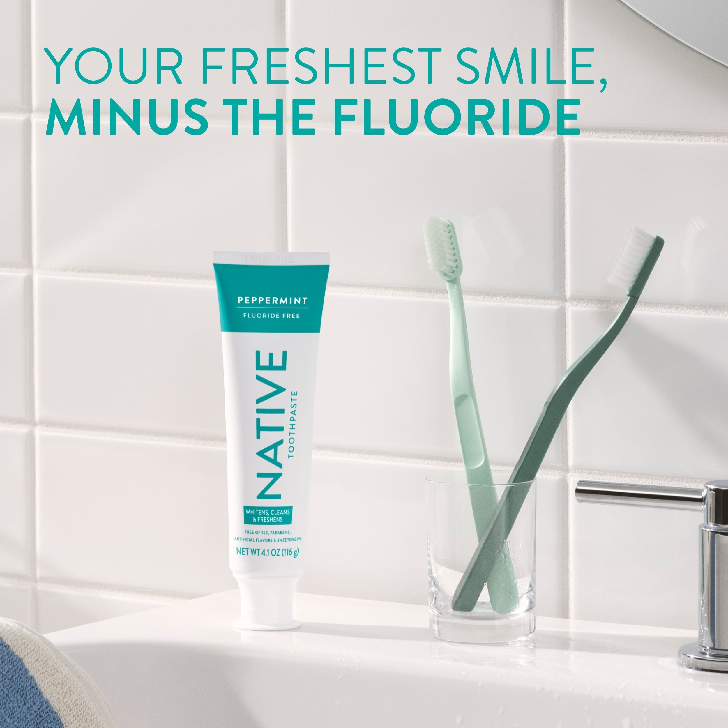 Toothpaste - Peppermint / Classic / 4.1oz | Fresh Daily Routine