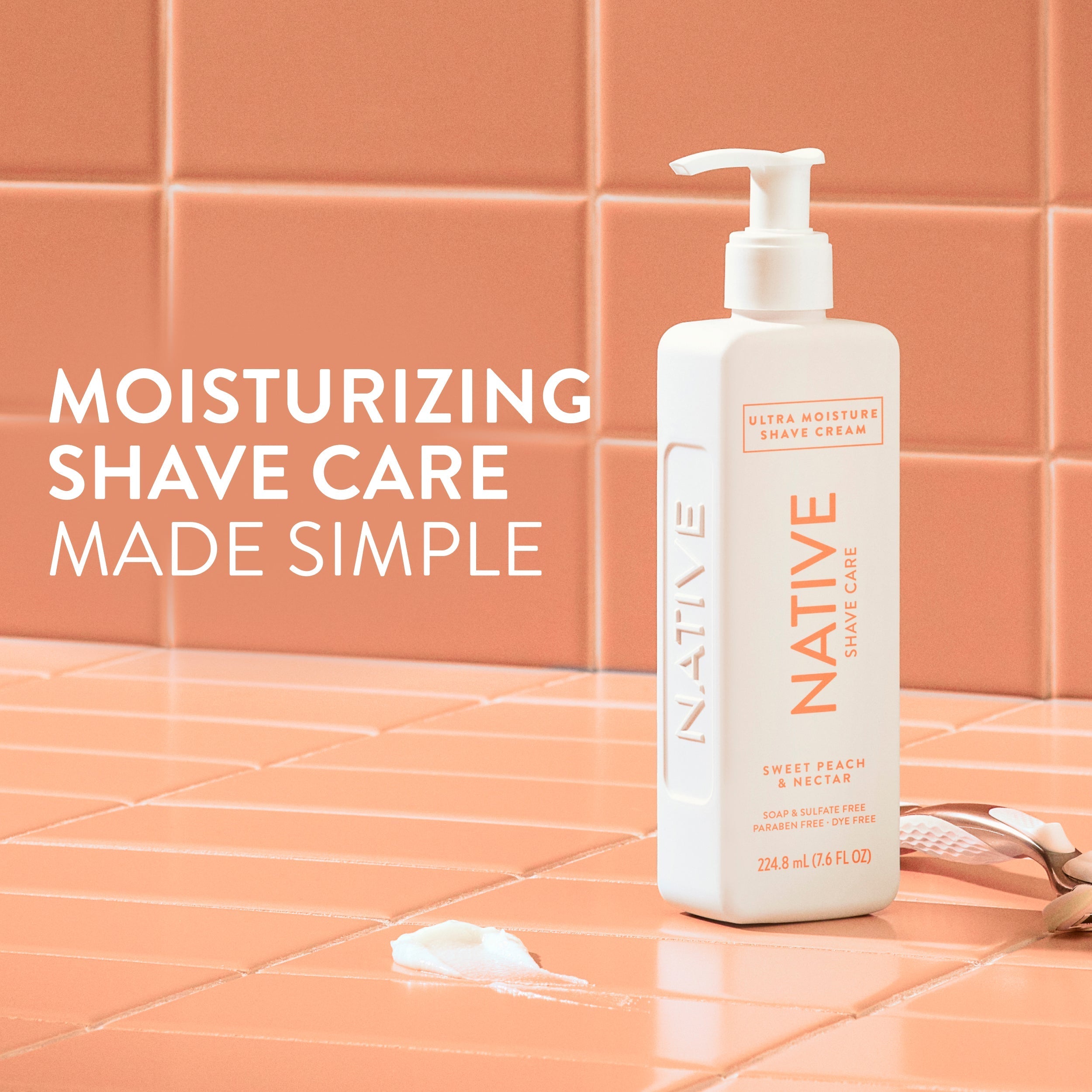 Ultra Moisture Shave Cream - Sweet Peach & Nectar / Classic / 7.6oz | Fresh Routine Favorite