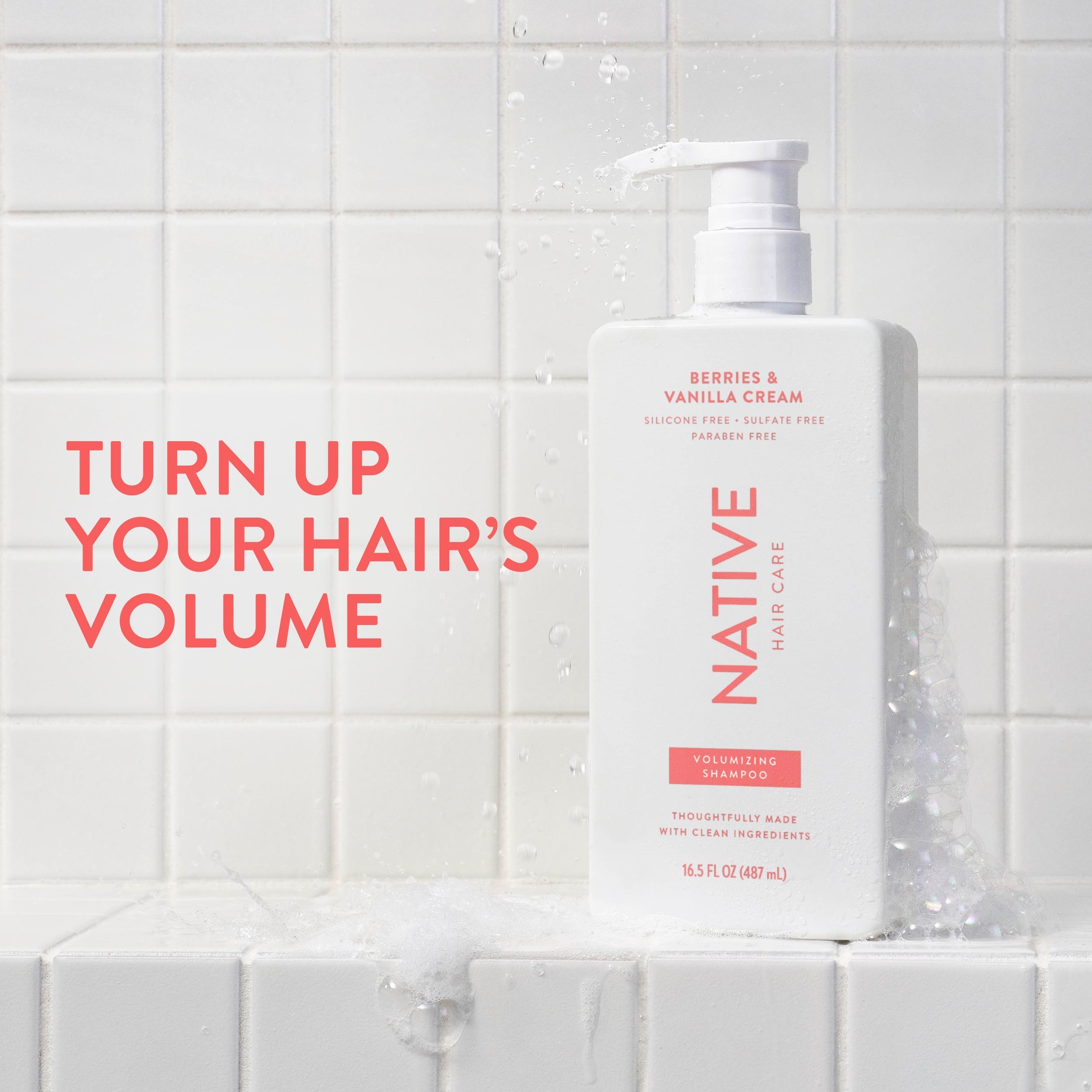 Volumizing Shampoo - Berries & Vanilla Cream / Classic / 16.5oz | Fresh Routine Favorite