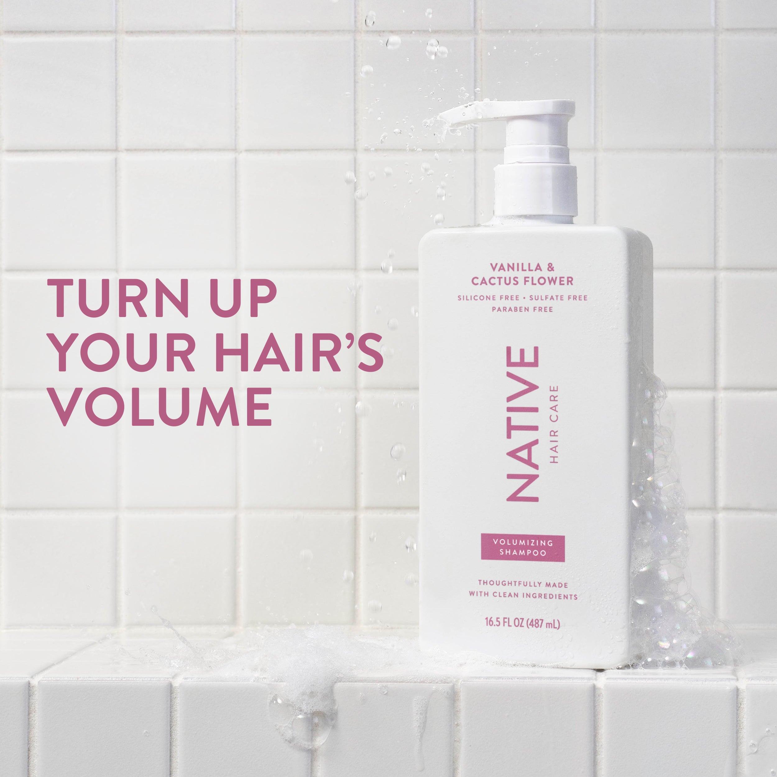 Volumizing Shampoo - Vanilla & Cactus Flower / Classic / 16.5oz | Fresh Daily Routine