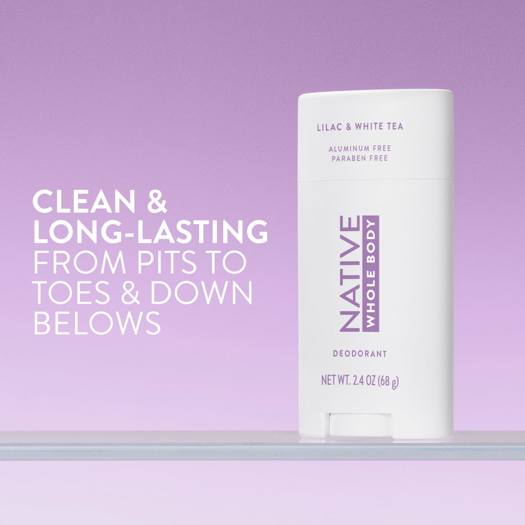 Whole Body Deodorant Stick - Lilac & White Tea / Classic / 2.4oz | Fresh Daily Routine