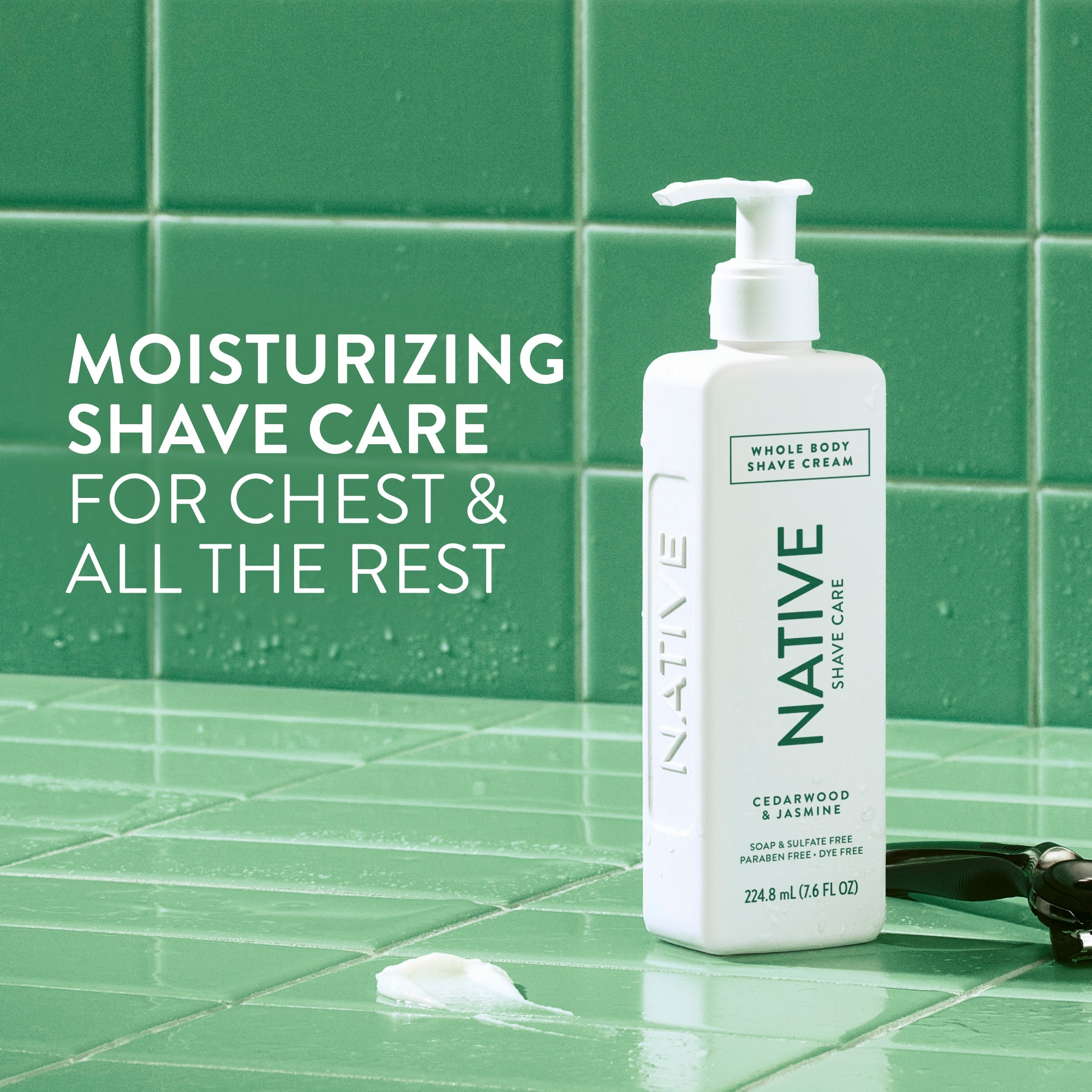 Whole Body Shave Cream - Cedarwood & Jasmine / Classic / 7.6oz | Fresh Routine Favorite
