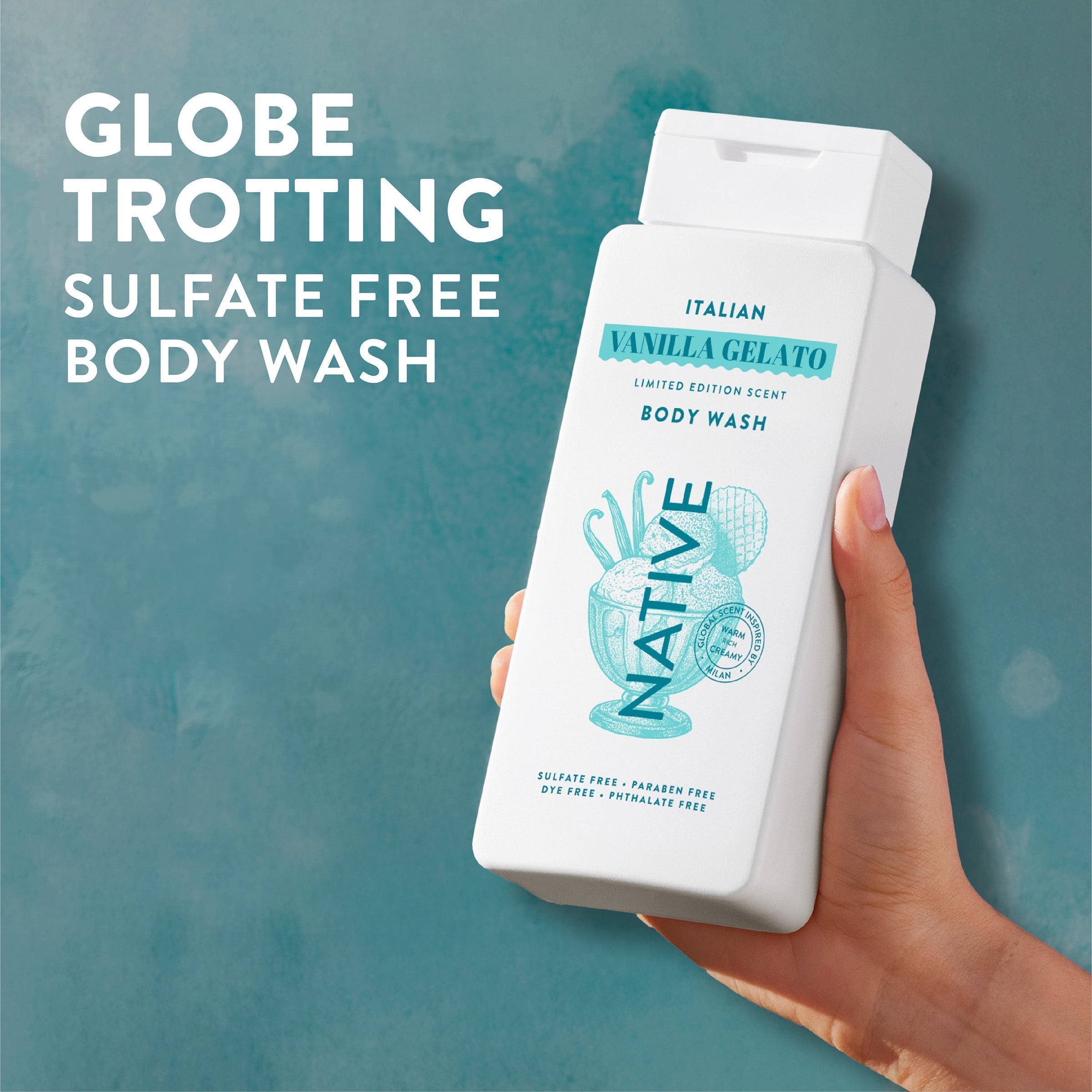 Body Wash - Italian Vanilla Gelato / Limited Edition / 18oz | Fresh Daily Routine